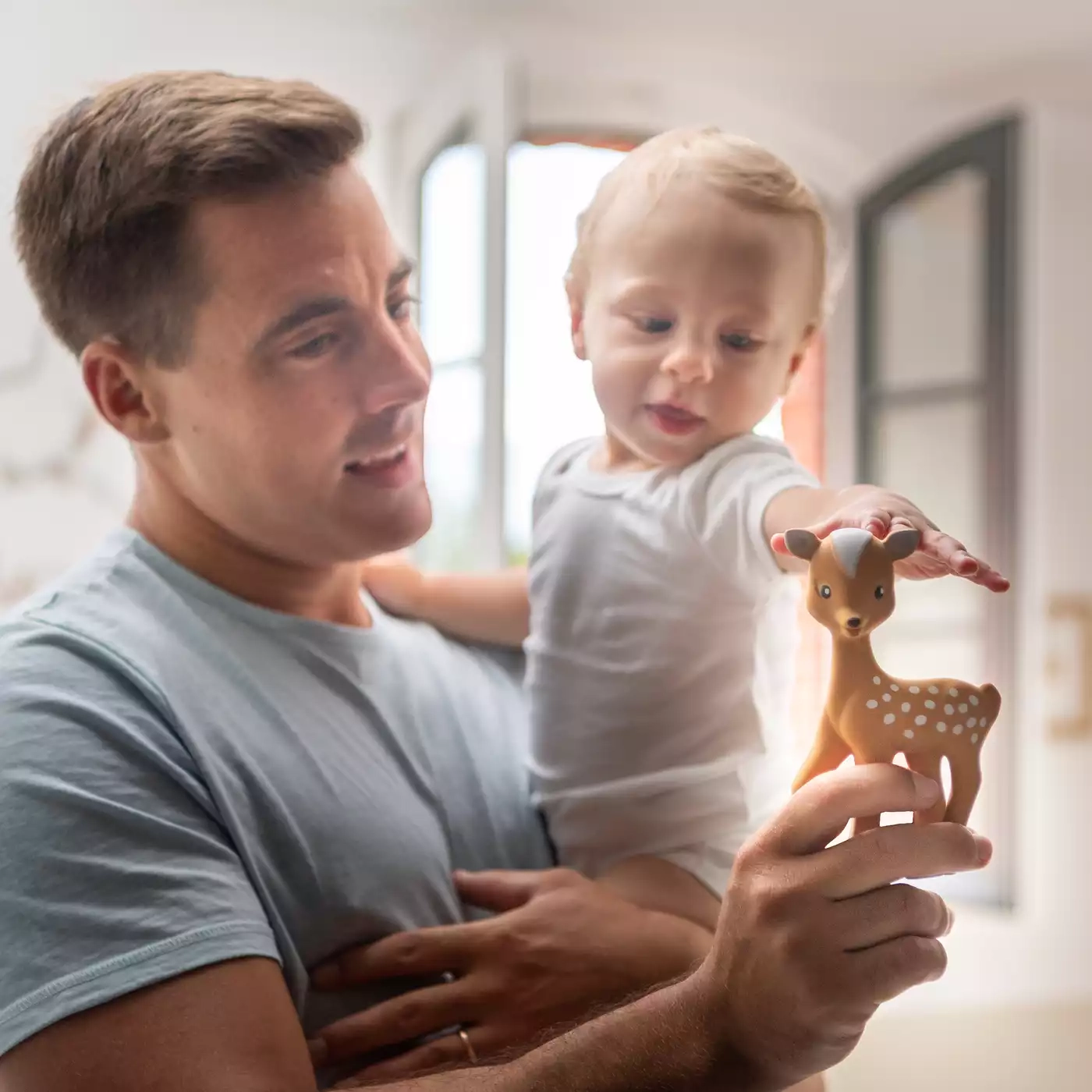 Spielfiguren, SOPHIE GIRAFE, Braun – Produktansicht