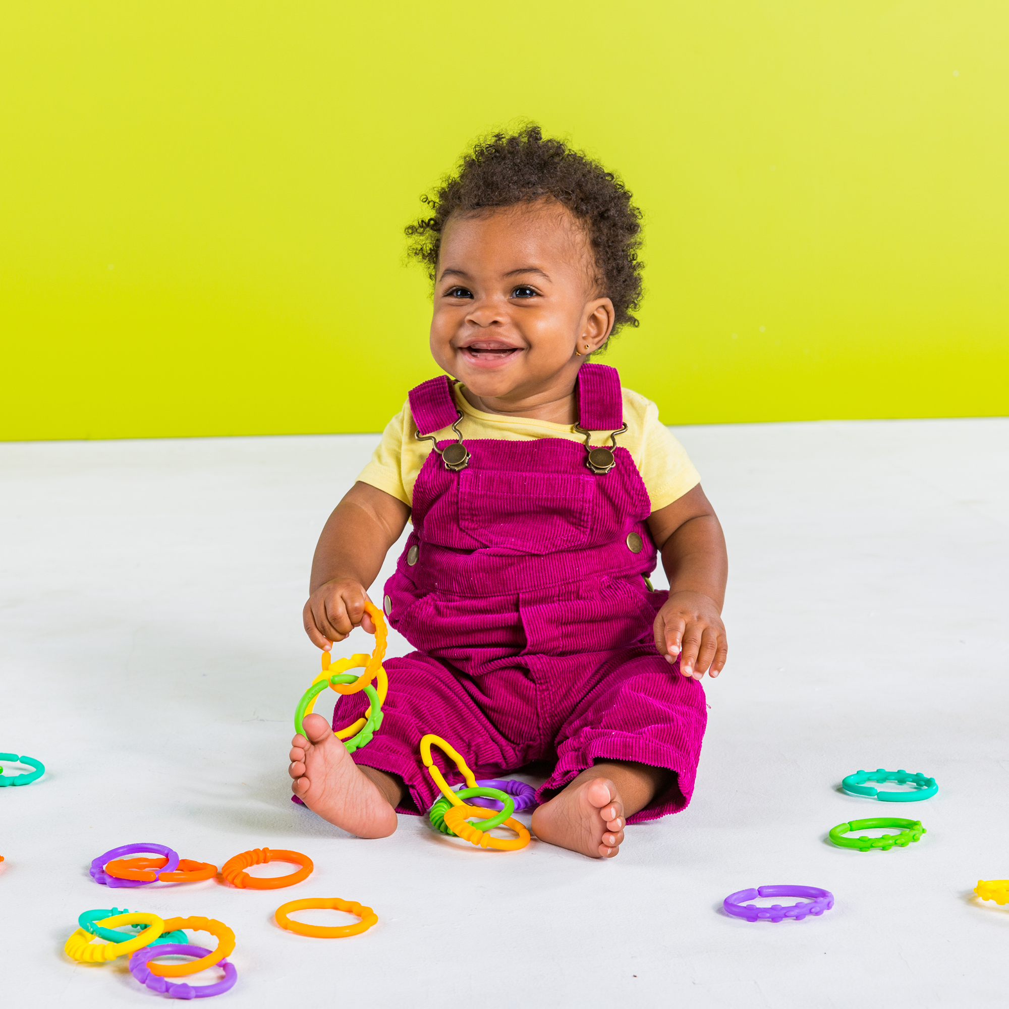 Kinderwagenketten, BrightStarts, Mehrfarbig – Produktansicht