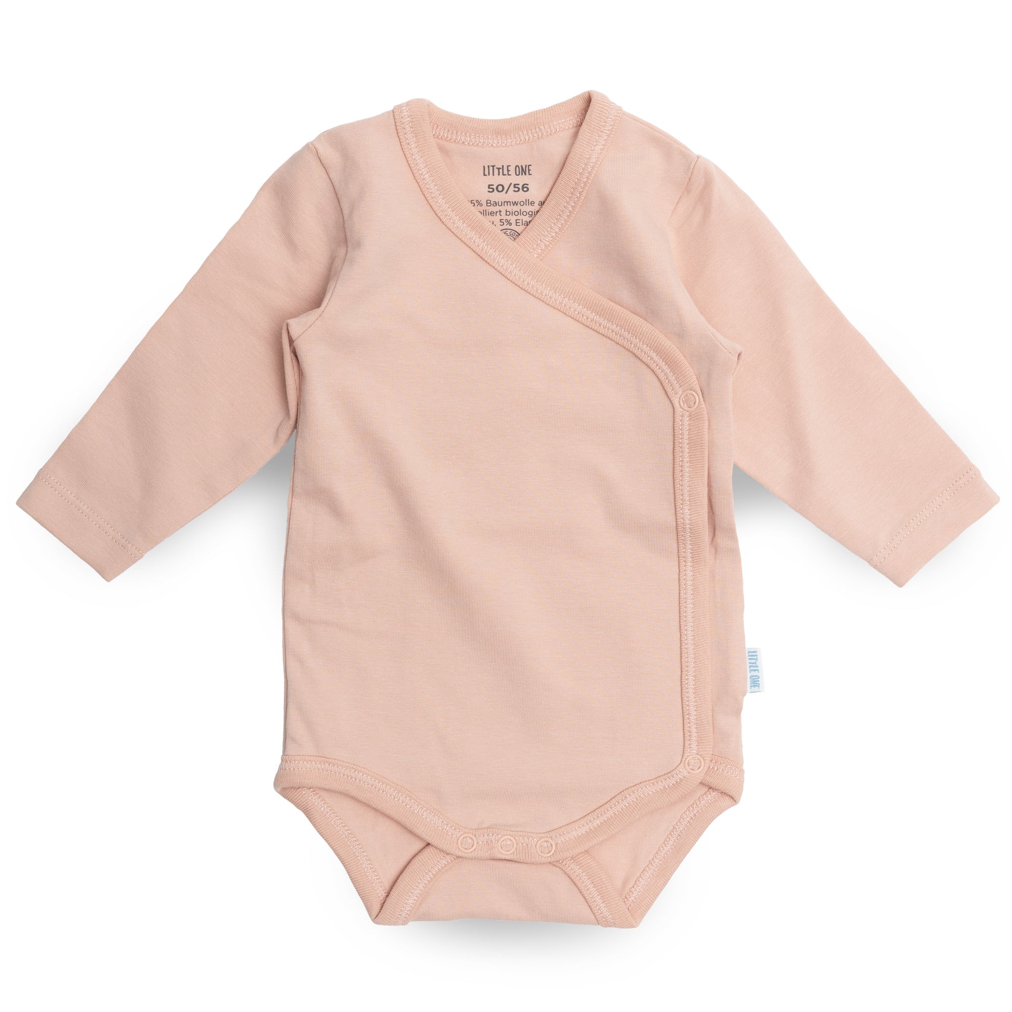 Wickelbodys, LITTLE ONE, Pink – Besonderheit: hochwertiger Bio-Baumwollmix