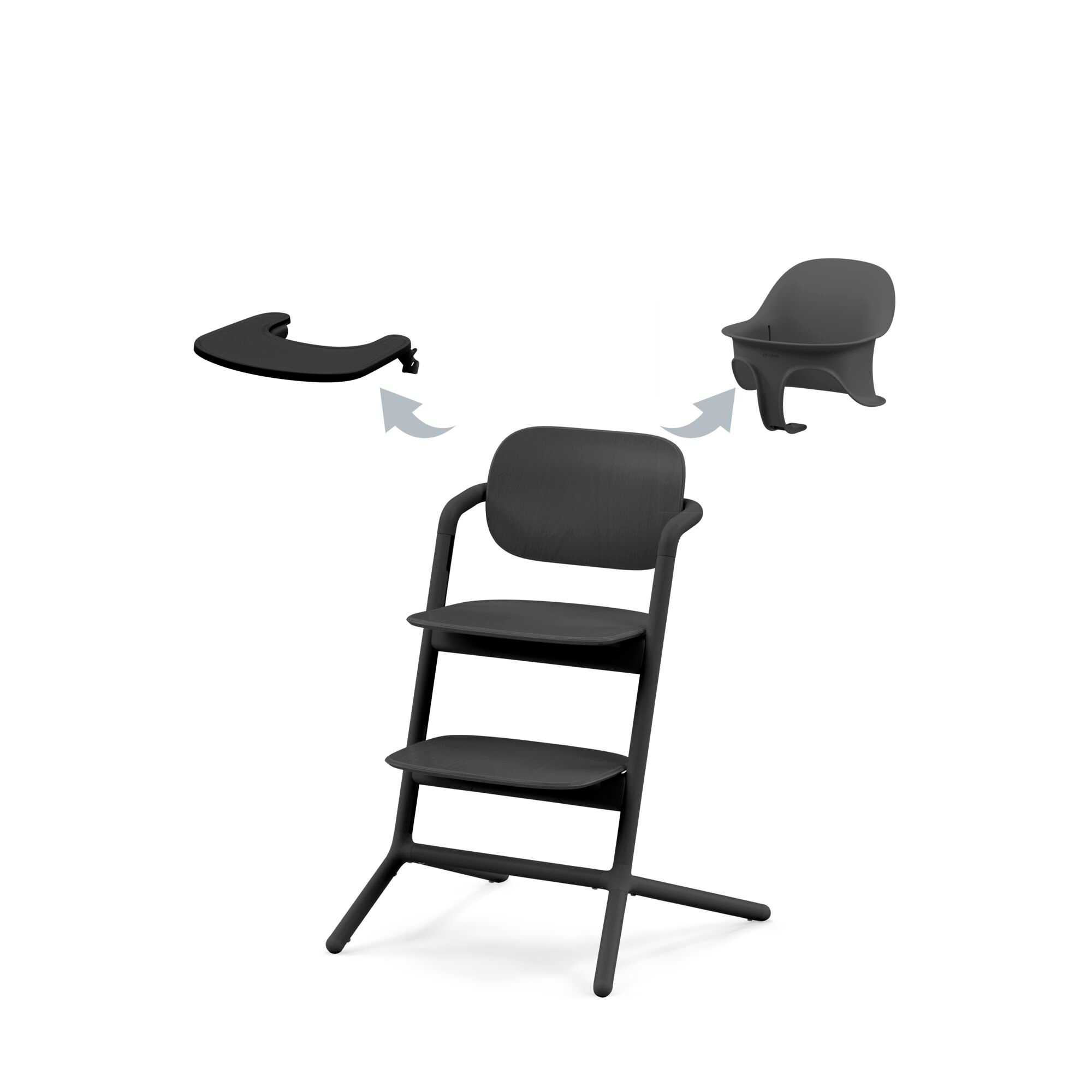 Treppenhochstühle, cybex, Schwarz – Produktansicht