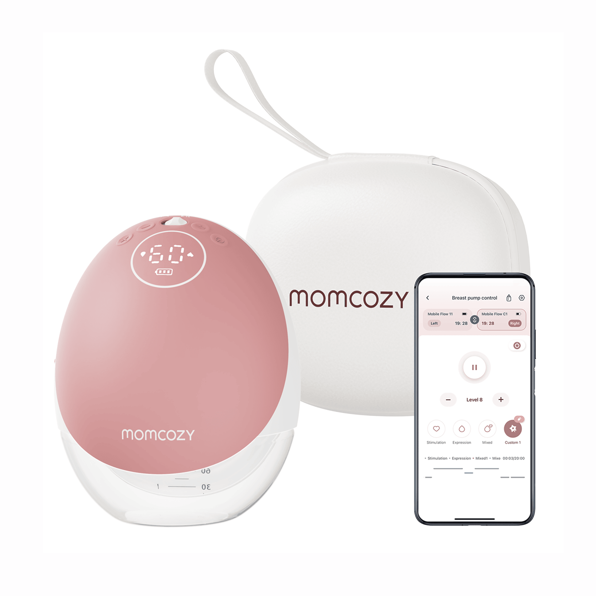 Milchpumpen, momcozy, Pink – Produktansicht