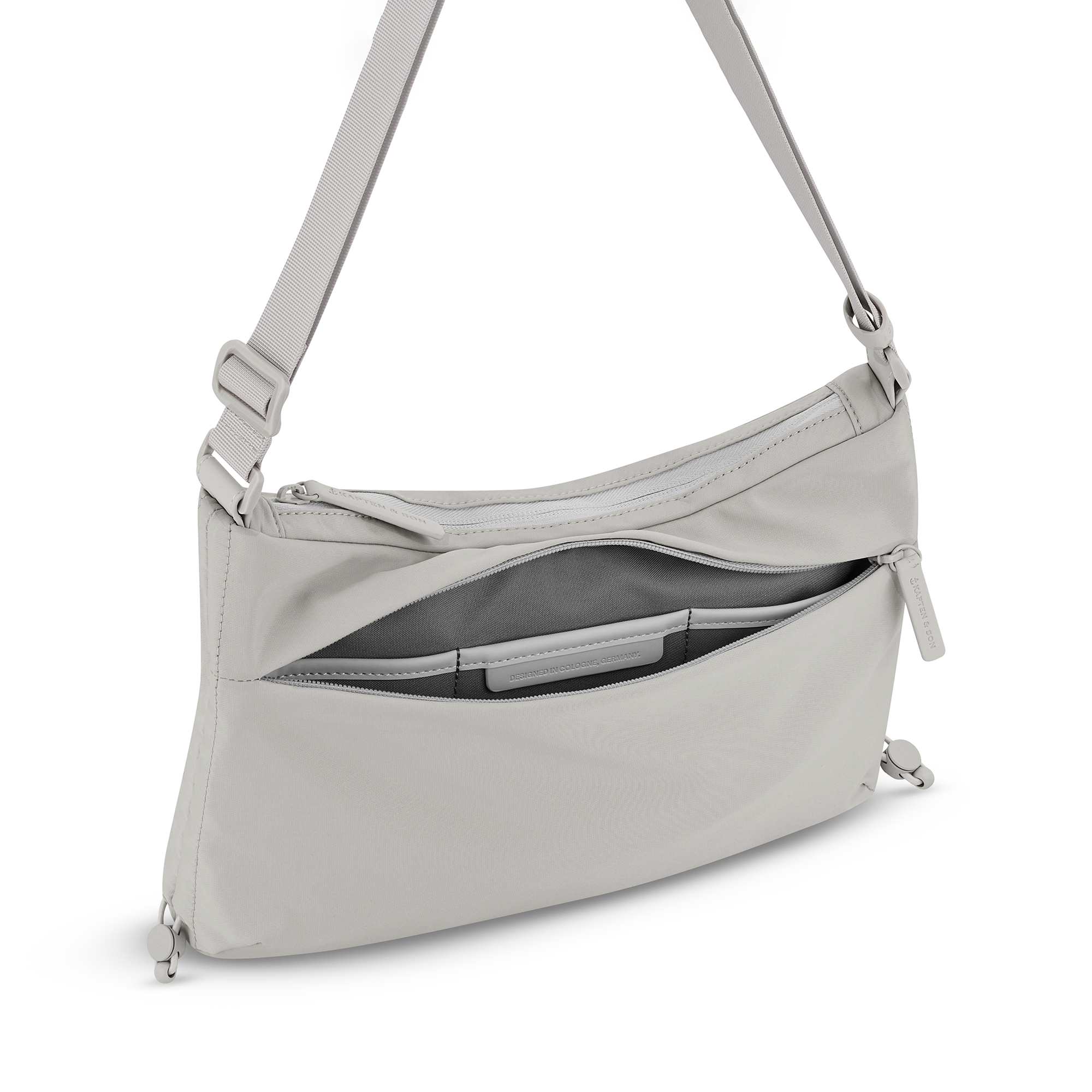 Wickeltaschen grau, KAPTEN & SON, Grau – Produktansicht