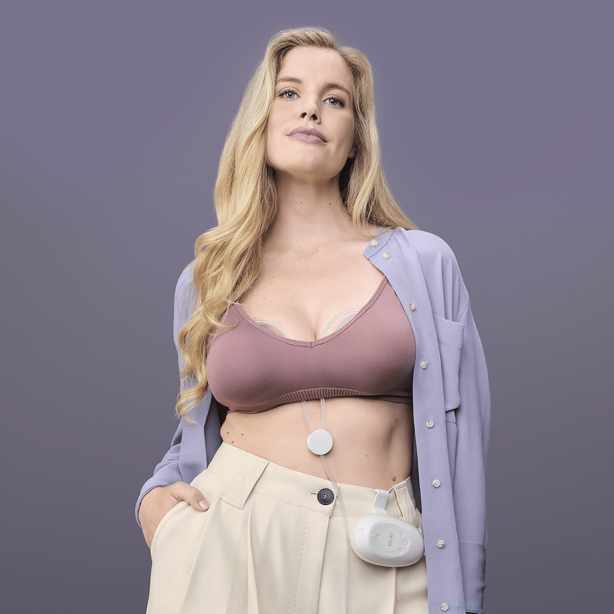 Hands Free Milchpumpen, elvie, Transparent – Besonderheit: Milchpumpe in Krankenhausqualität zur freihändigen Nutzung