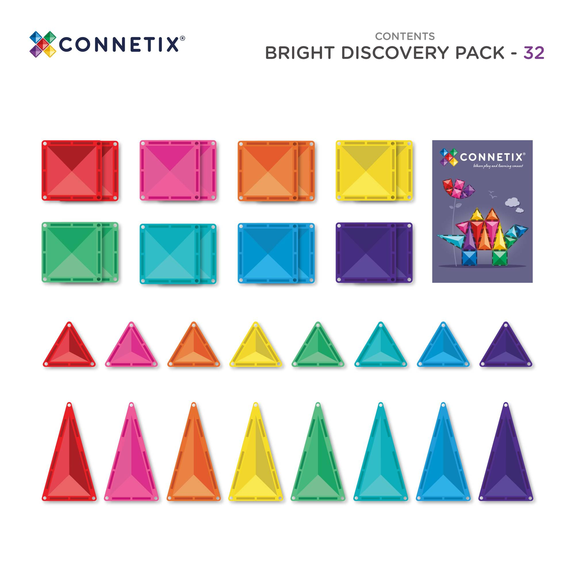 Bausteine, Connetix, Lila – Produktansicht