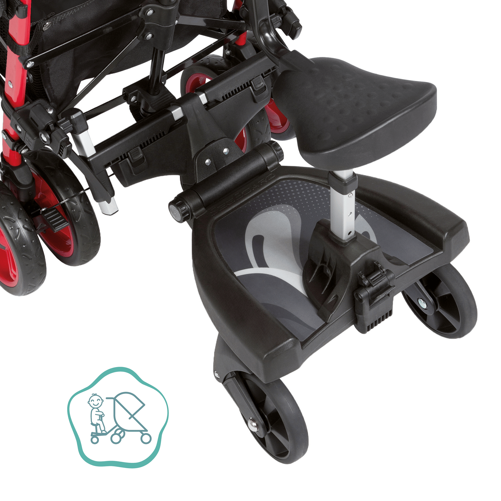 Buggyboards, LITTLE ONE, Schwarz – Produktansicht