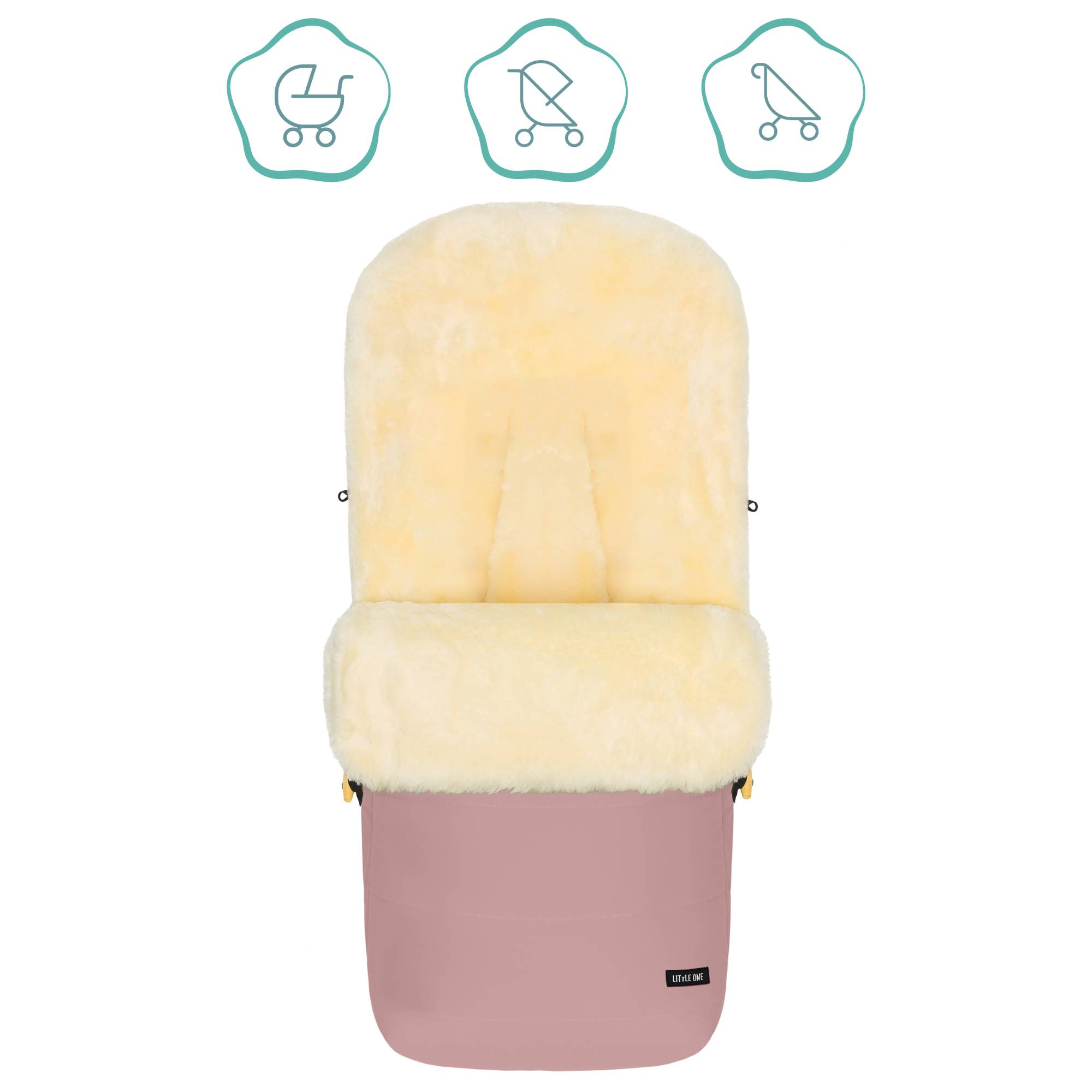 Fußsäcke & Decken, LITTLE ONE, Pink – Produktansicht