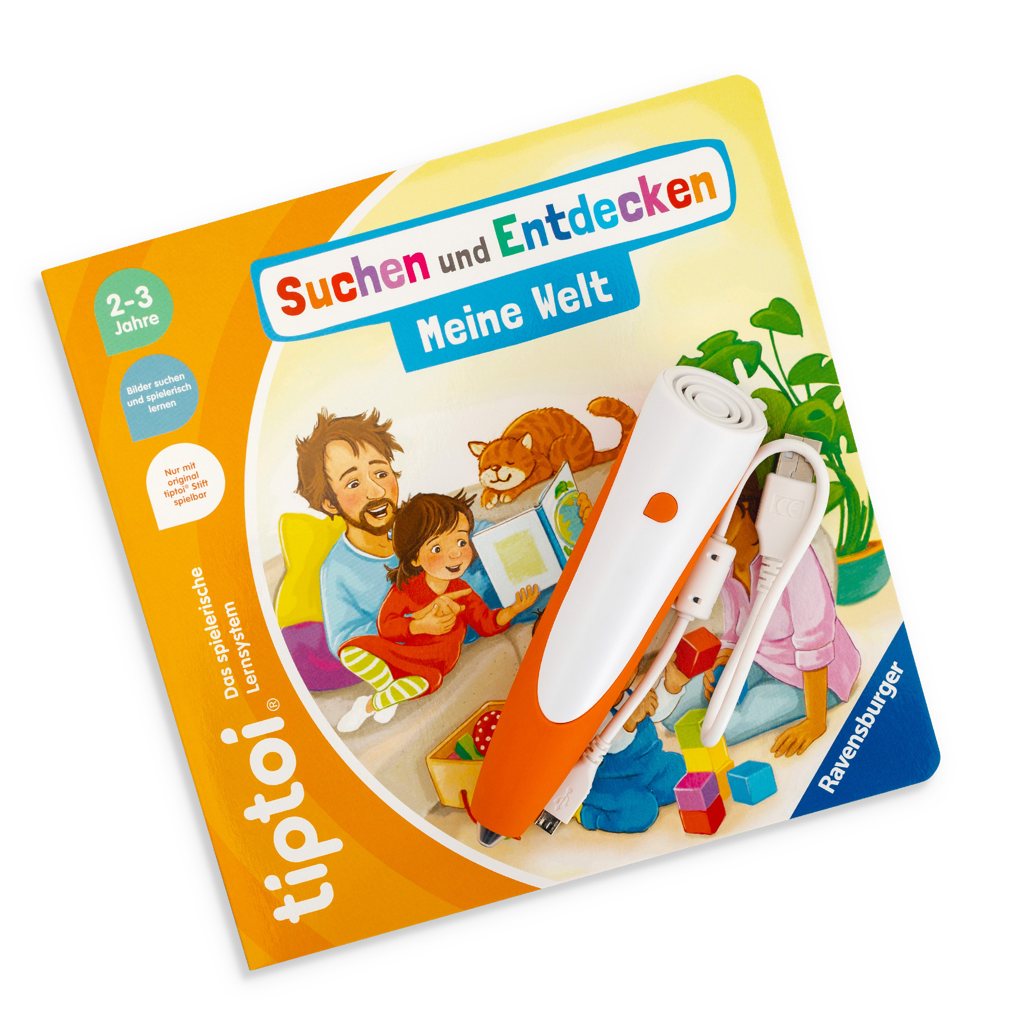 Kinderbücher, Tiptoi, Orange – Produktansicht