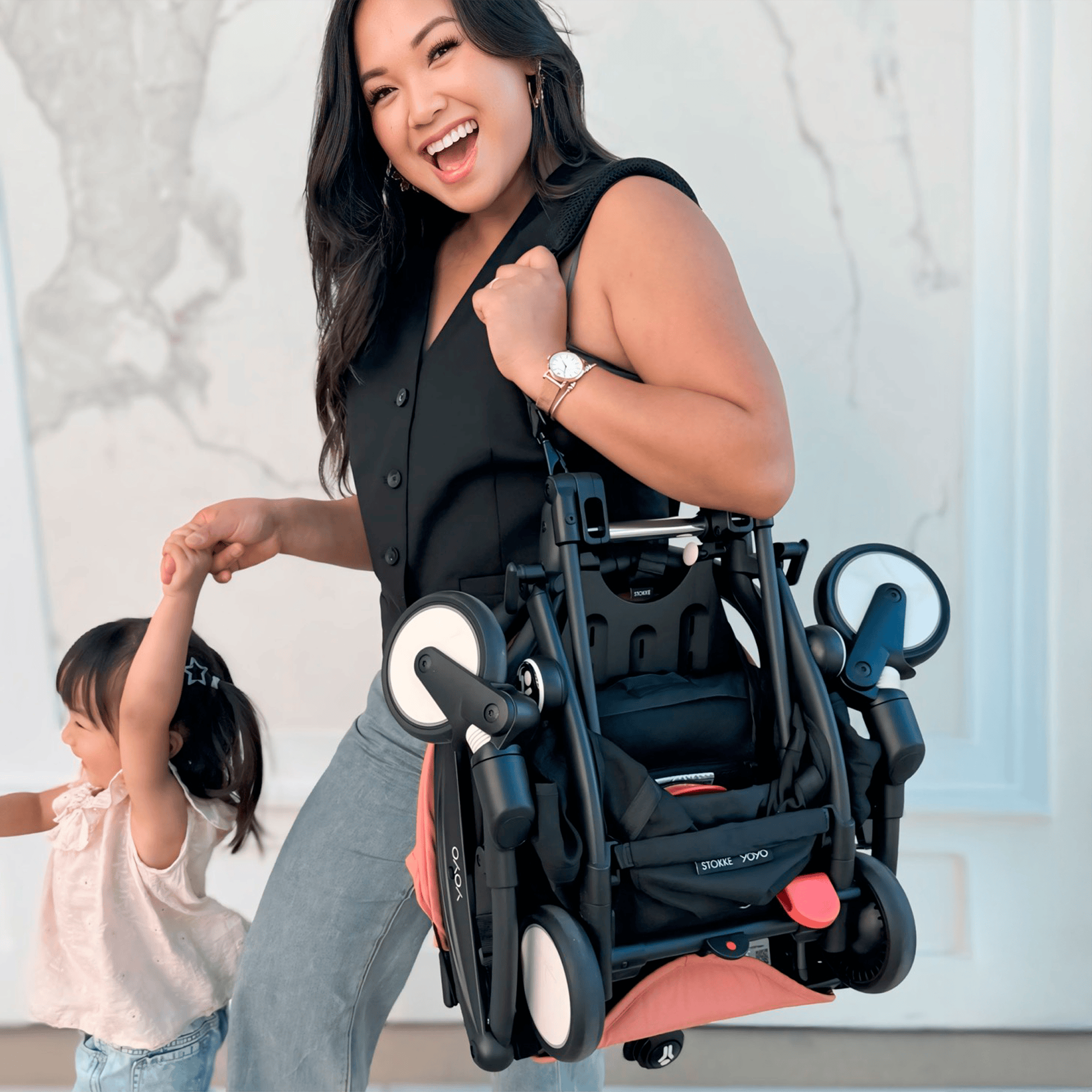 Sportsitze, STOKKE, Pink – Produktansicht