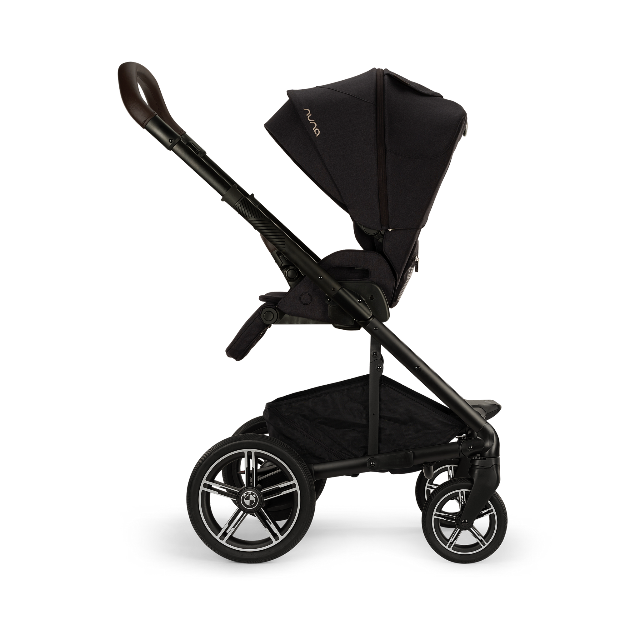 Kombi-Kinderwagen, nuna, Schwarz – Produktansicht