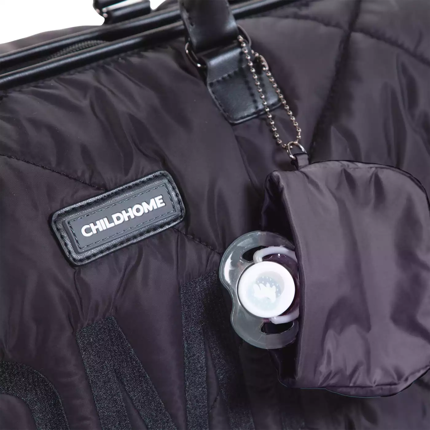 Wickeltaschen, CHILDHOME, Schwarz – Produktansicht