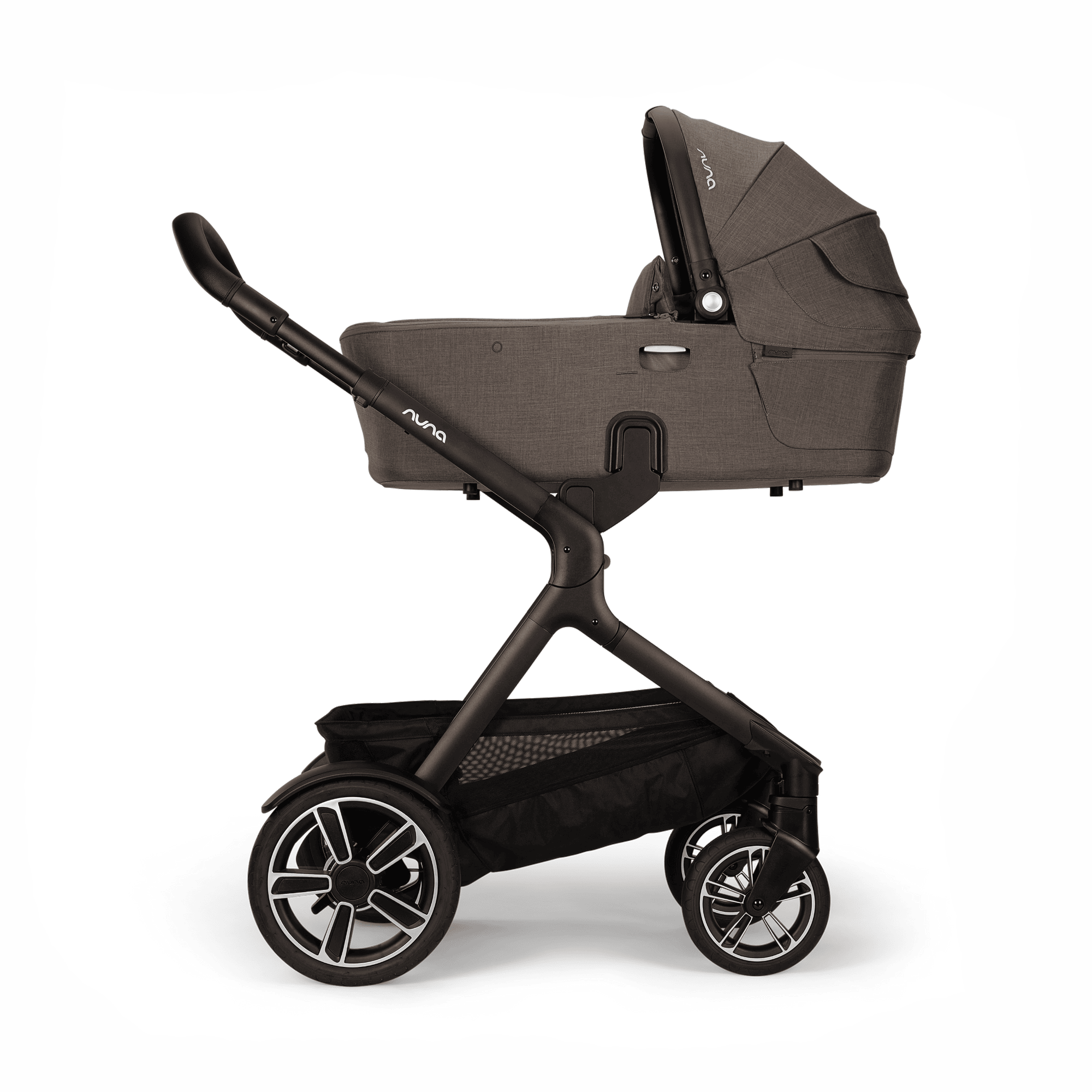 Kombi-Kinderwagen, nuna, Grau – Produktansicht