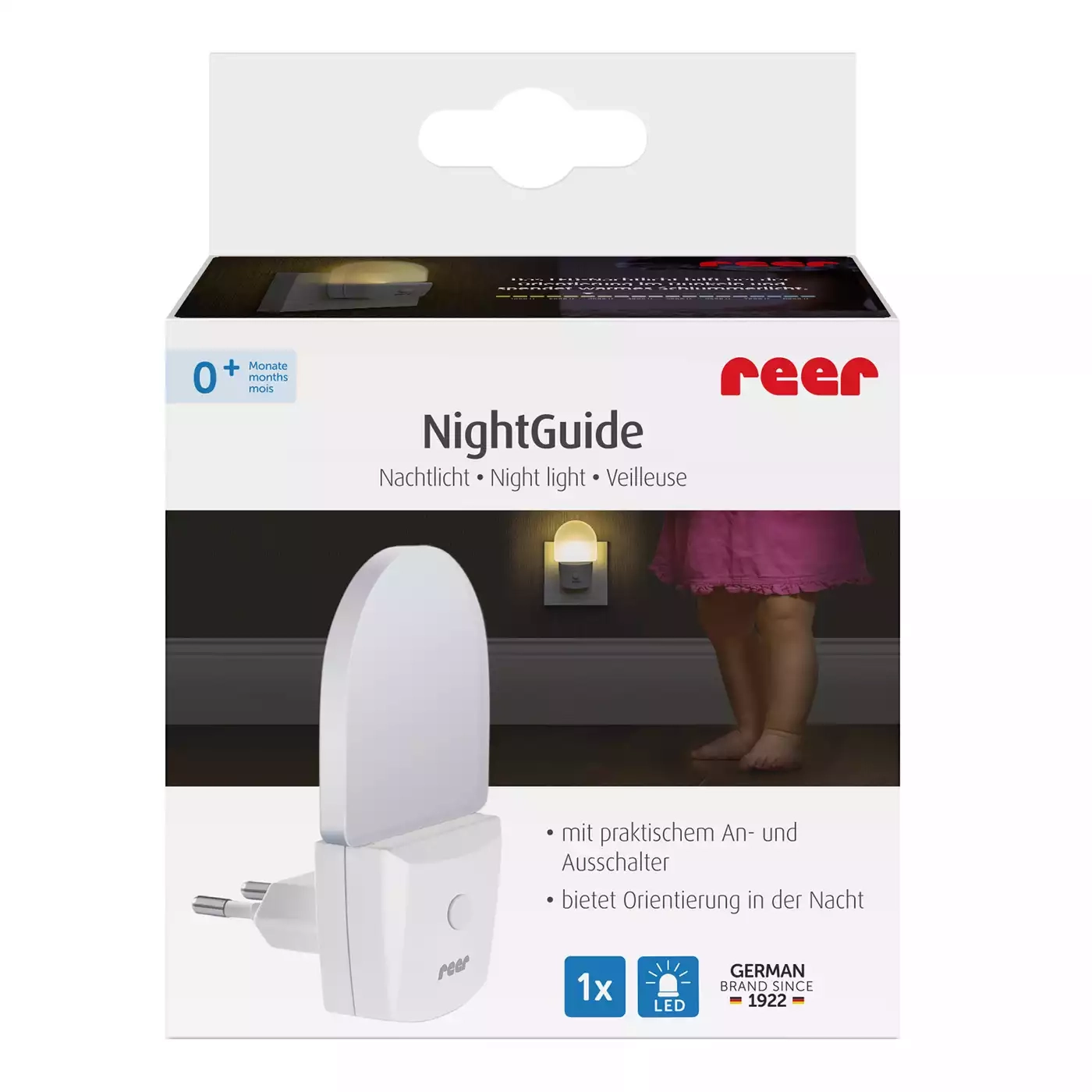 Nachtlichter, reer, Weiß – Produktansicht