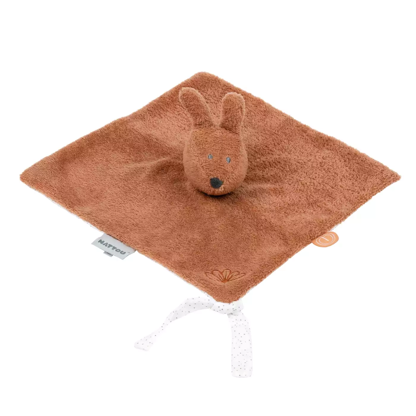 Schmusetücher, Nattou, Braun – Besonderheit: weicher Stoff