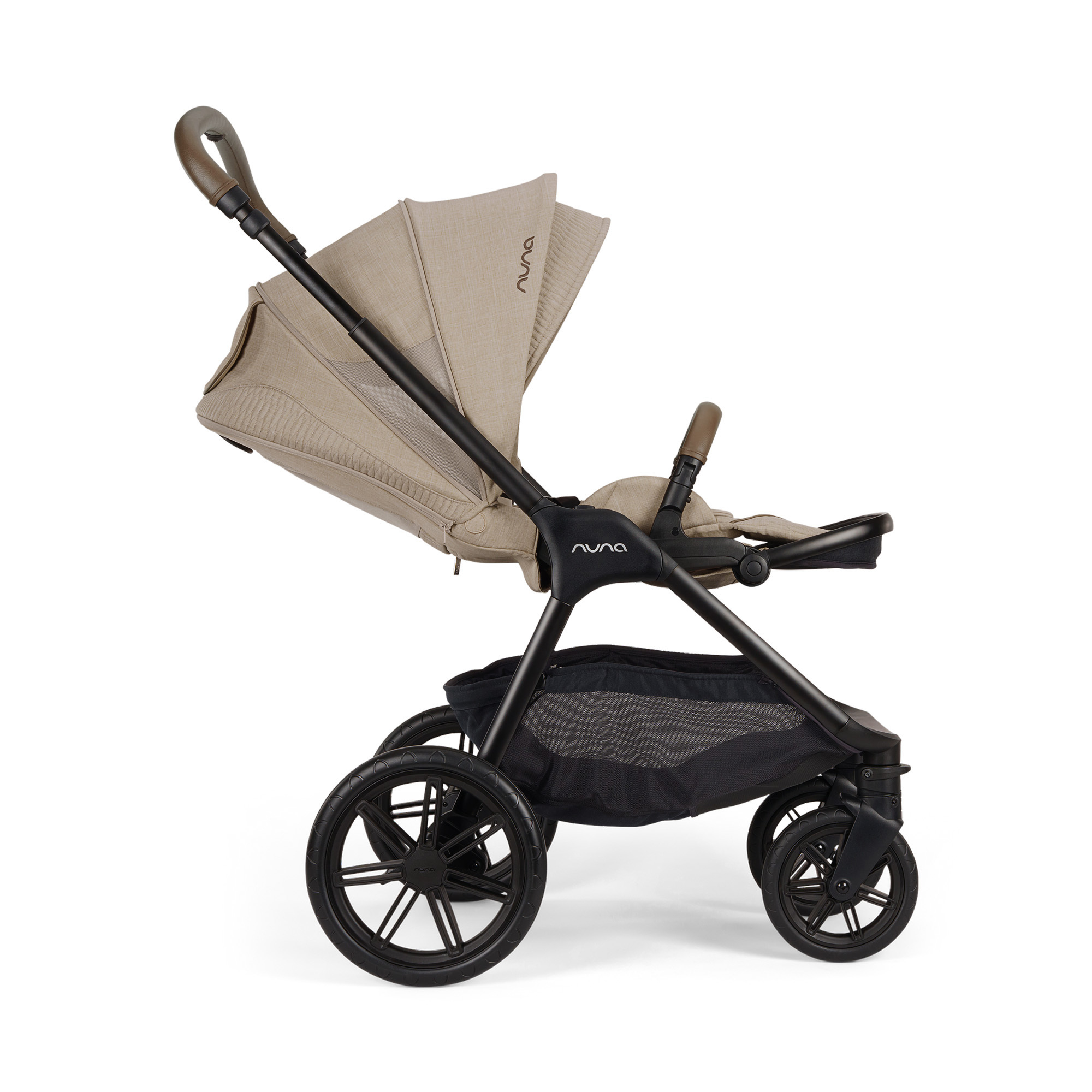 Kombi-Kinderwagen, nuna, Beige – Produktansicht