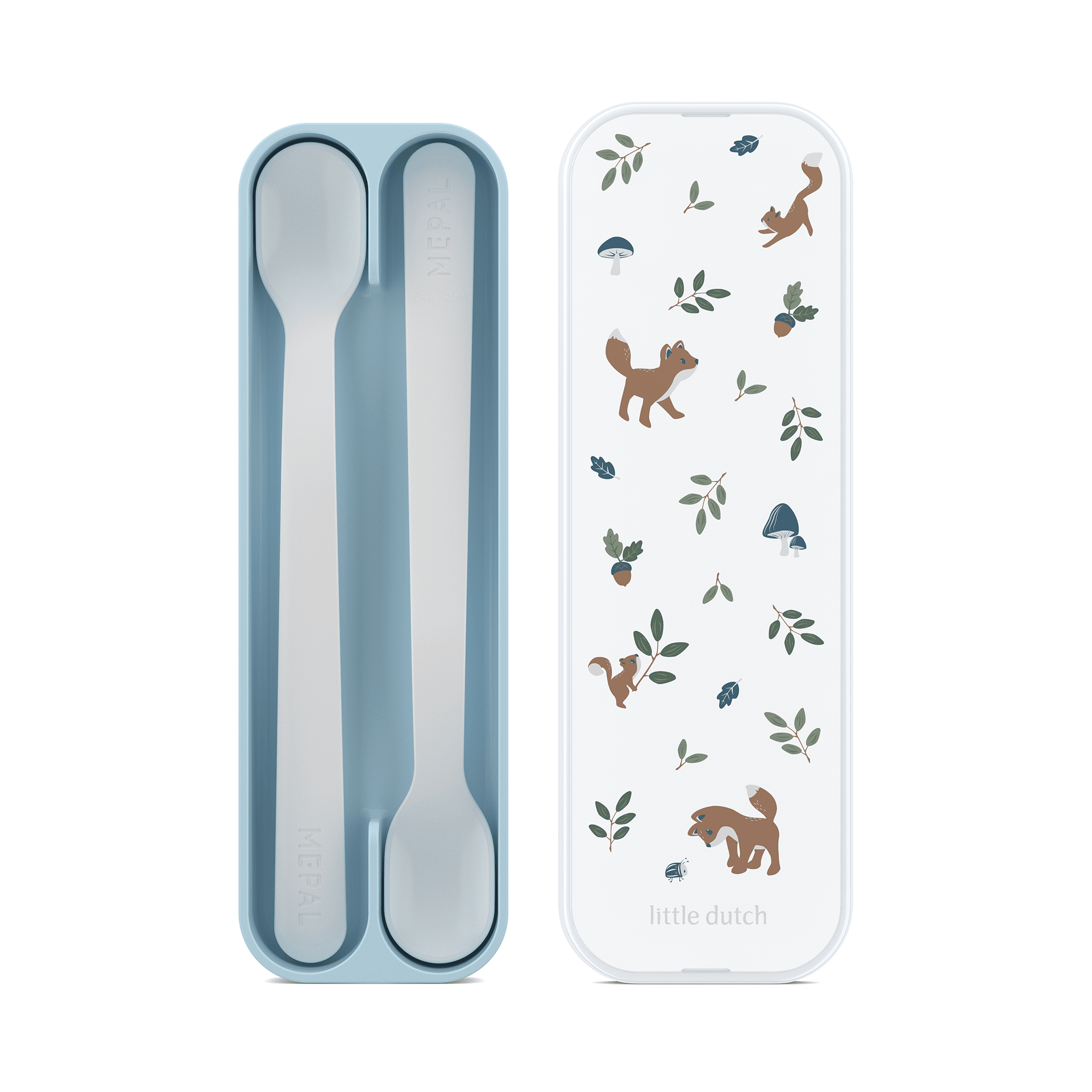 Kinderbesteck, MEPAL, Blau – Besonderheit: Set bestehend aus 2 Löffeln