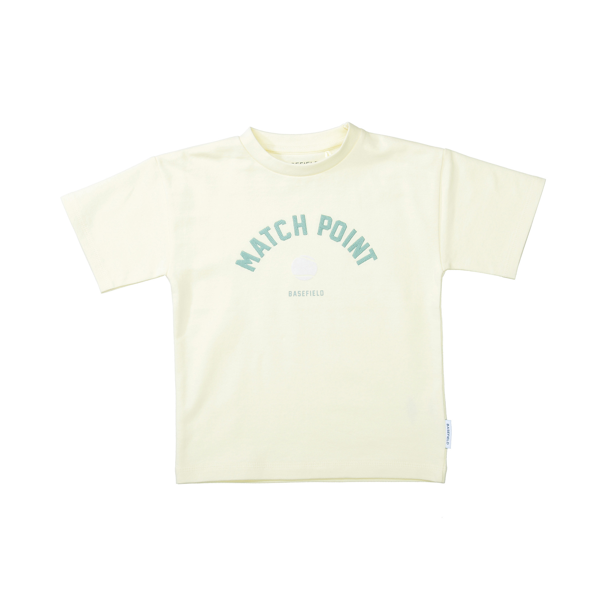 Kurzarmshirts, BASEFIELD, Gelb – Produktansicht