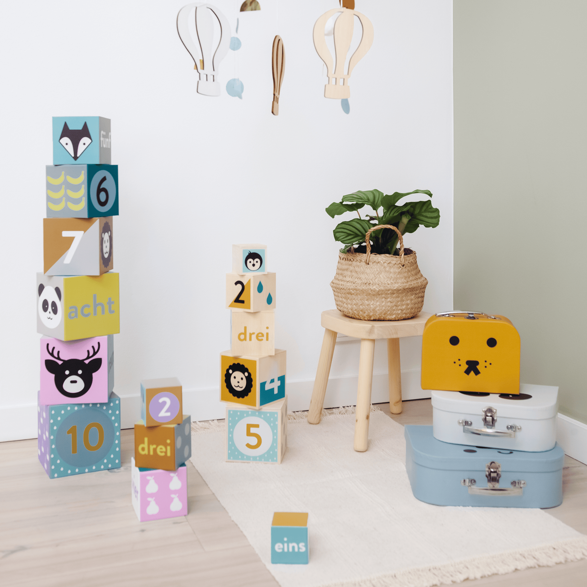 Stapeltürme, KINDSGUT, Mehrfarbig – Produktansicht