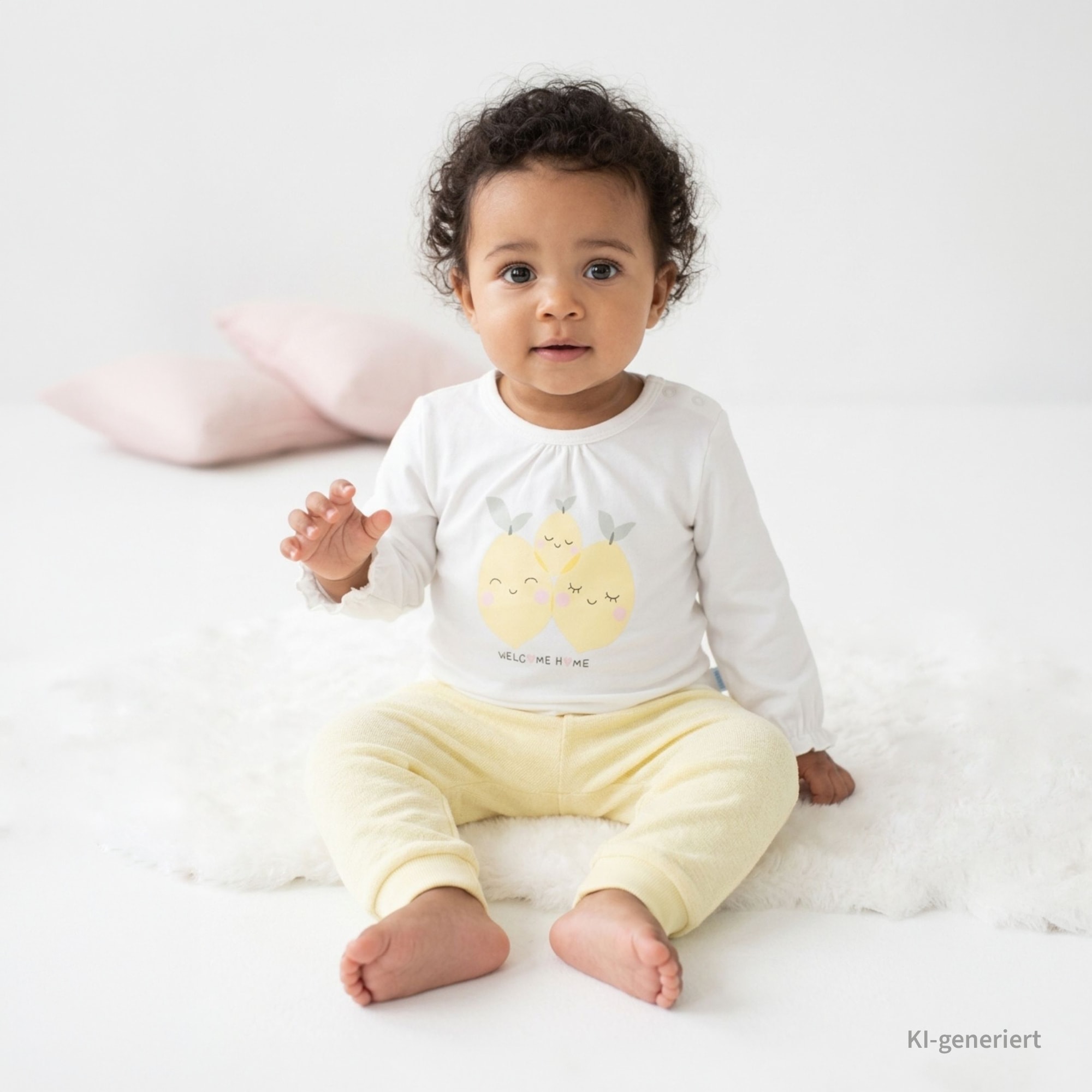 Langarmshirts, LITTLE ONE, Weiß – Produktansicht