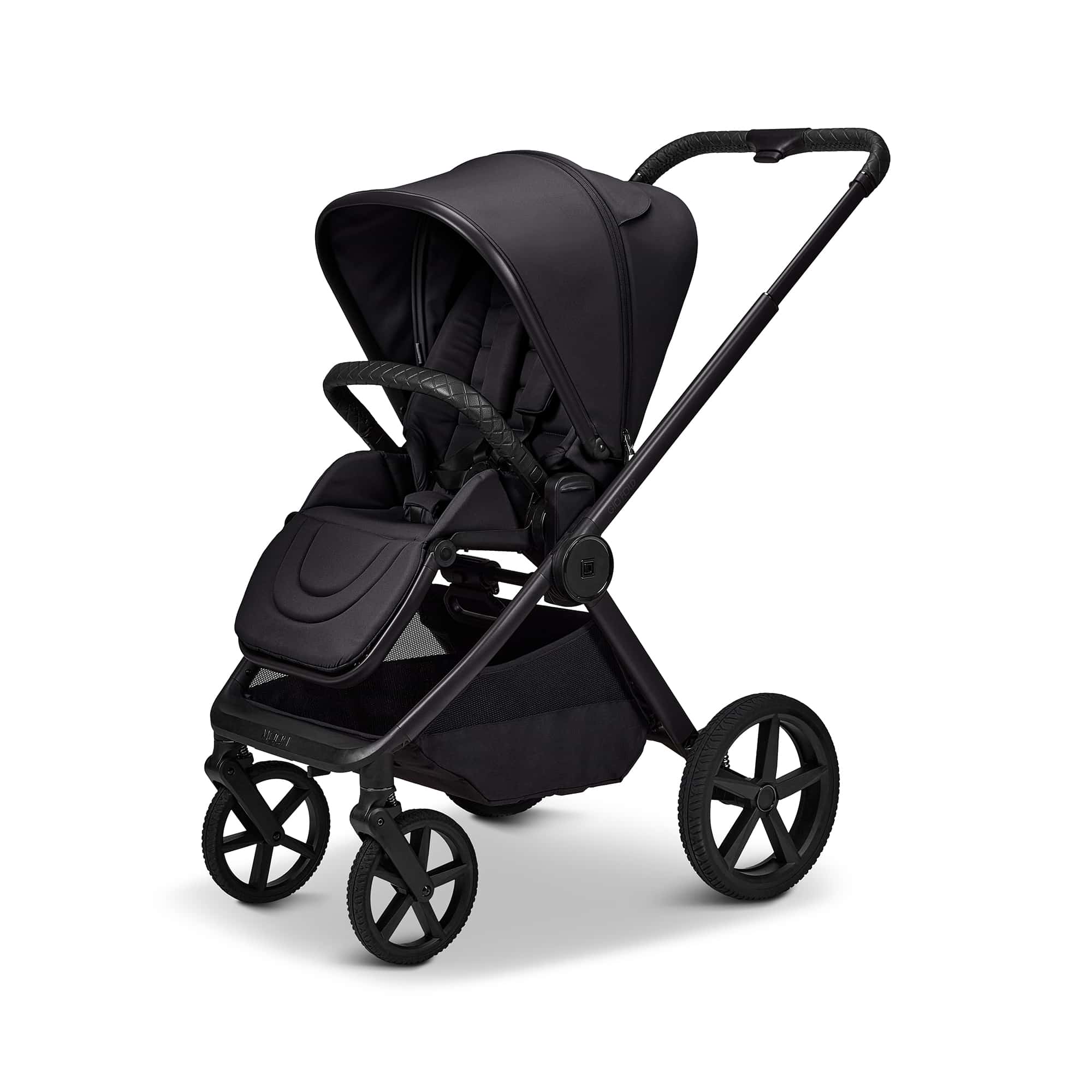 Kombi-Kinderwagen, MOON, Schwarz – Produktansicht