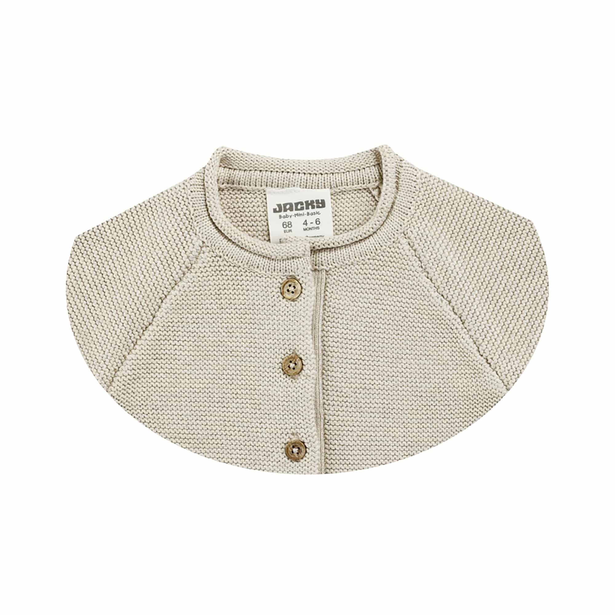Sweat-, Fleece- & Strickjacken, JACKY, Beige – Besonderheit: aus 55% Baumwolle