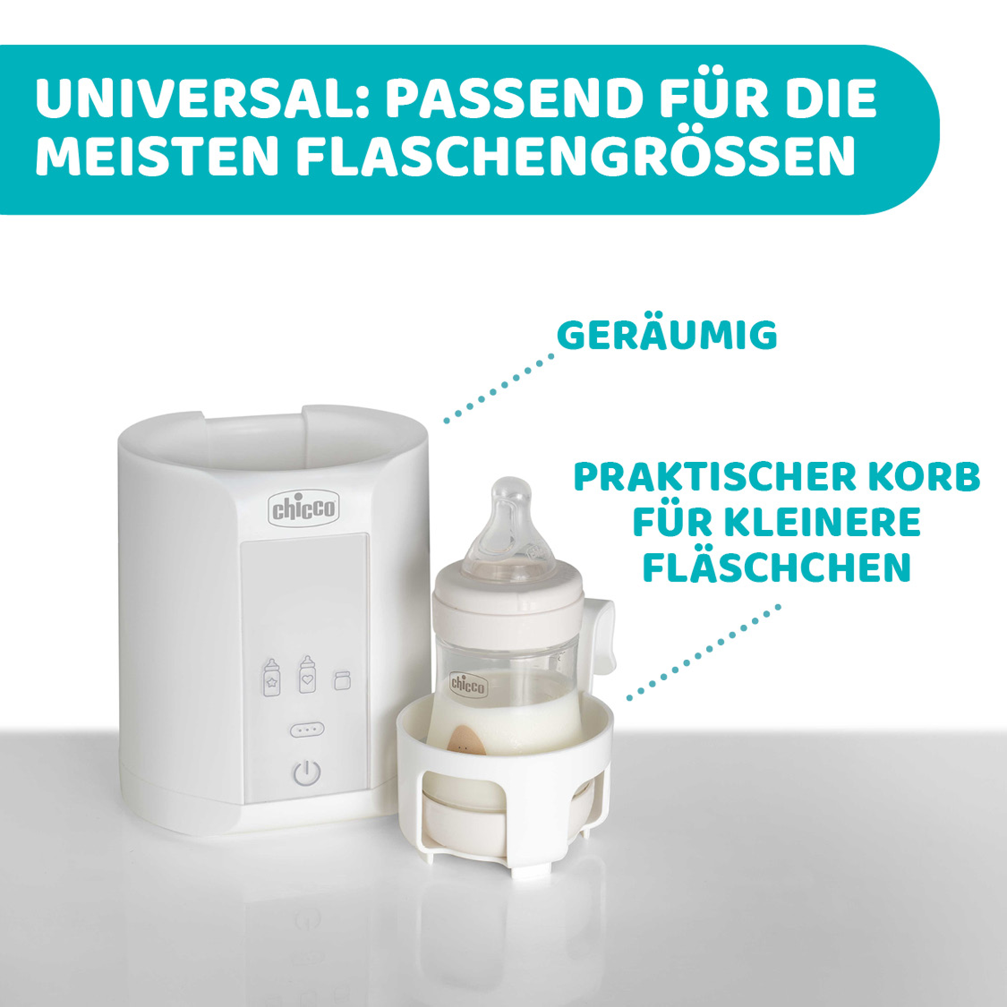 Babykostwärmer, chicco, Weiß – Produktansicht