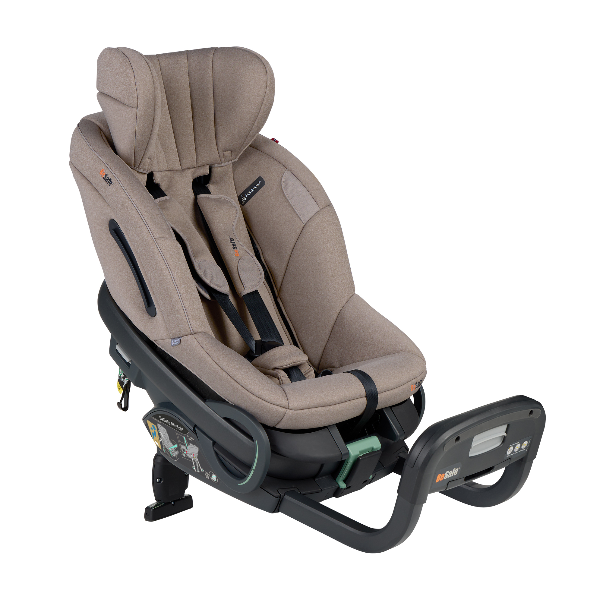 Kindersitze 9-36 kg, Gruppe 1/2/3, BeSafe, Beige – Besonderheit: rückwärtsgerichtetes Fahren für Kinder von ca. 6 Monate bis 7 Jahre