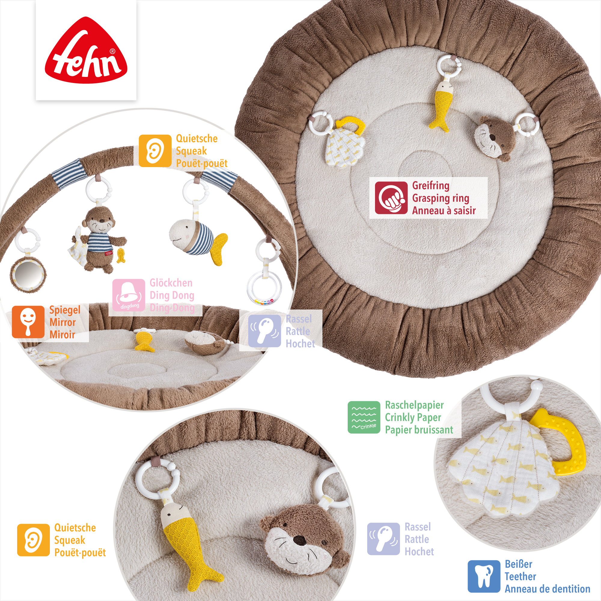 Spielbögen, fehn, Braun – Produktansicht