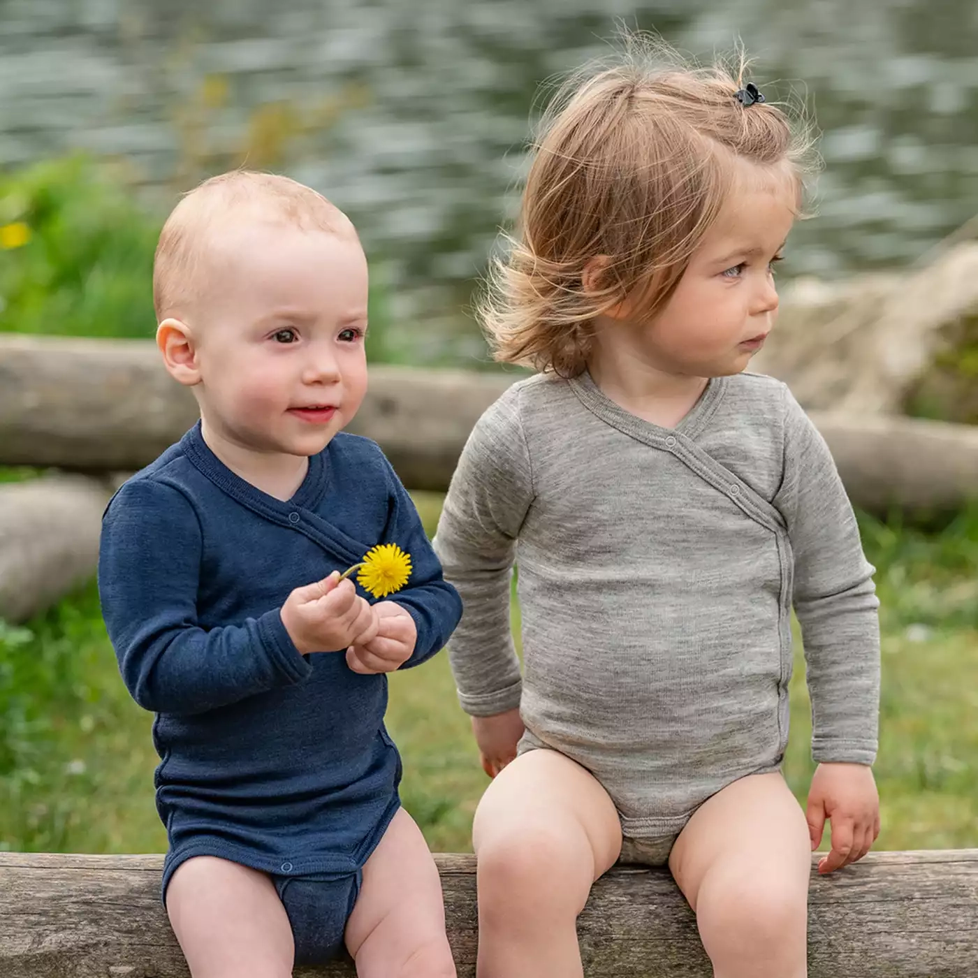 Wickelbodys, ENGEL, Grau – Besonderheit: GOTS zertifiziert