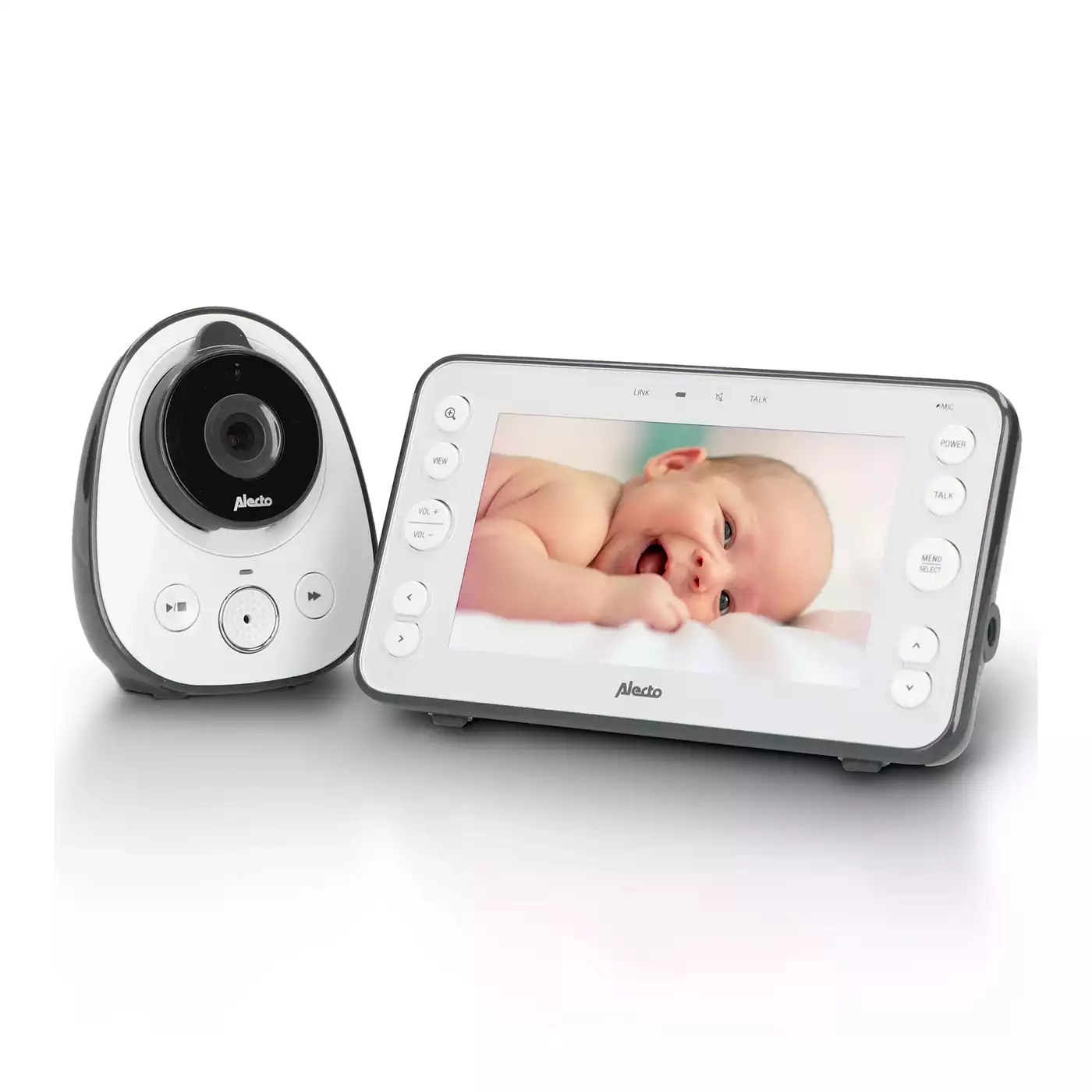Video Babyphone, Alecto baby, Grau – Produktansicht