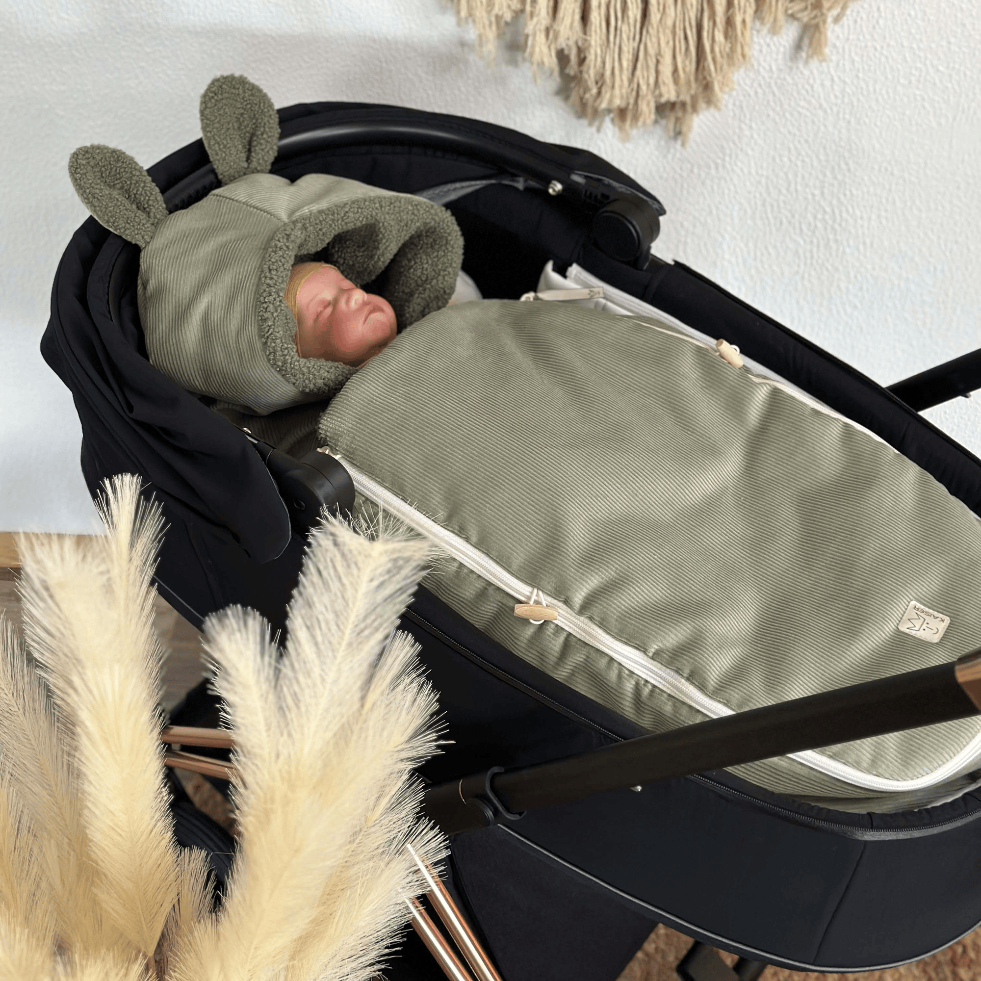 Fußsäcke, KAISER, Grün – Besonderheit: passend für Babyschale oder Babywanne