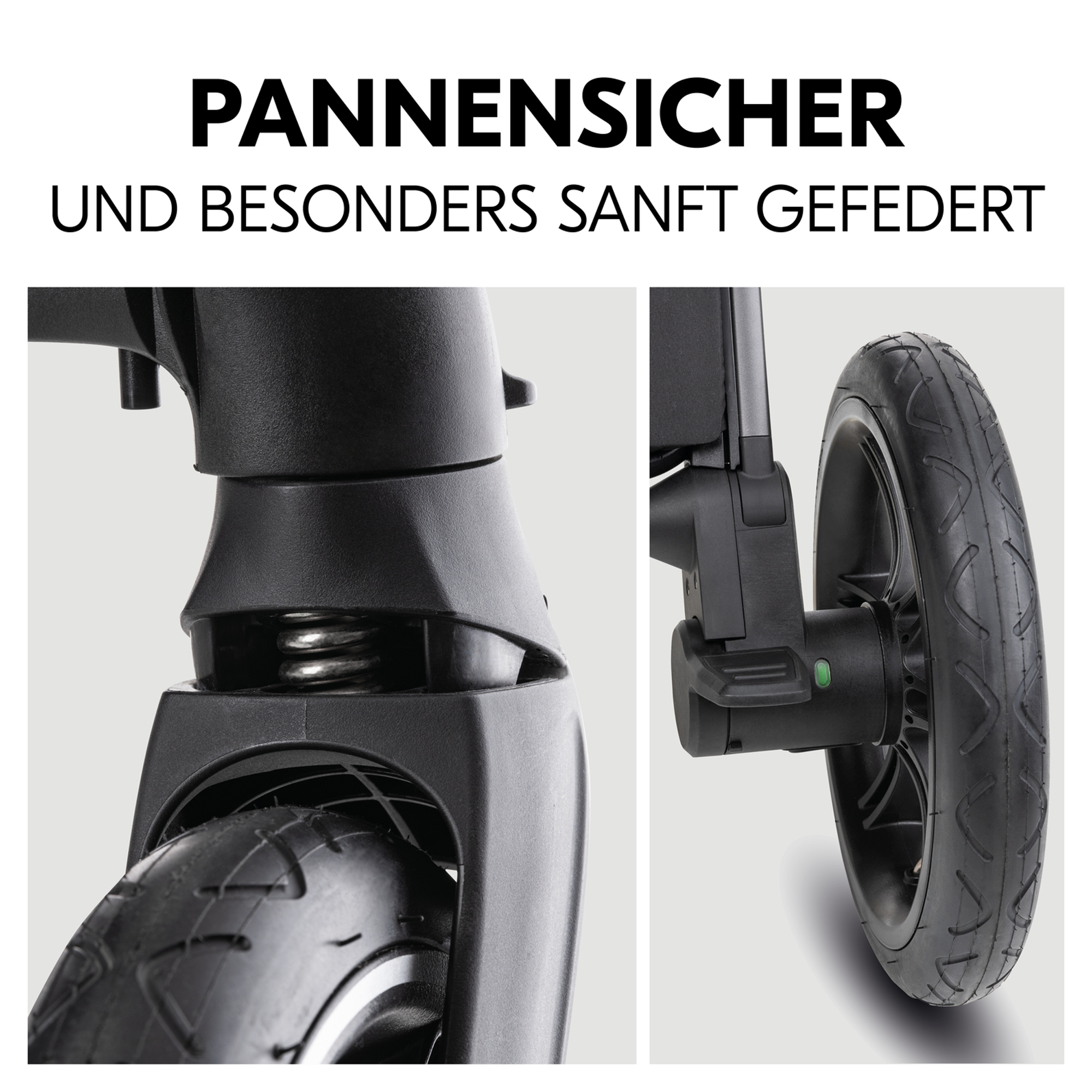 Kombi-Kinderwagen, hauck, Grün – Produktansicht