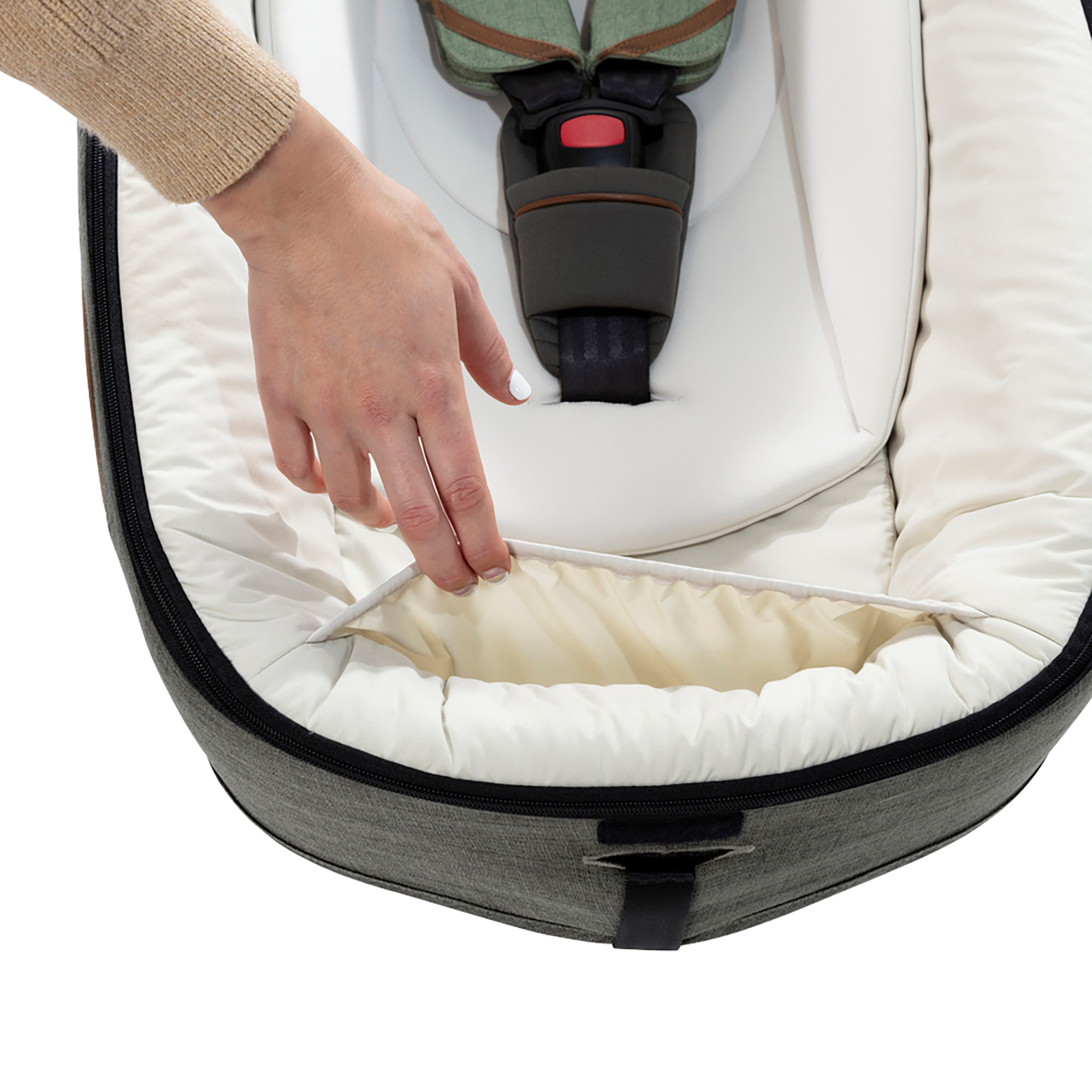 Babyschalen 0-13 kg, Gruppe 0+, Joie signature, Grün – Produktansicht