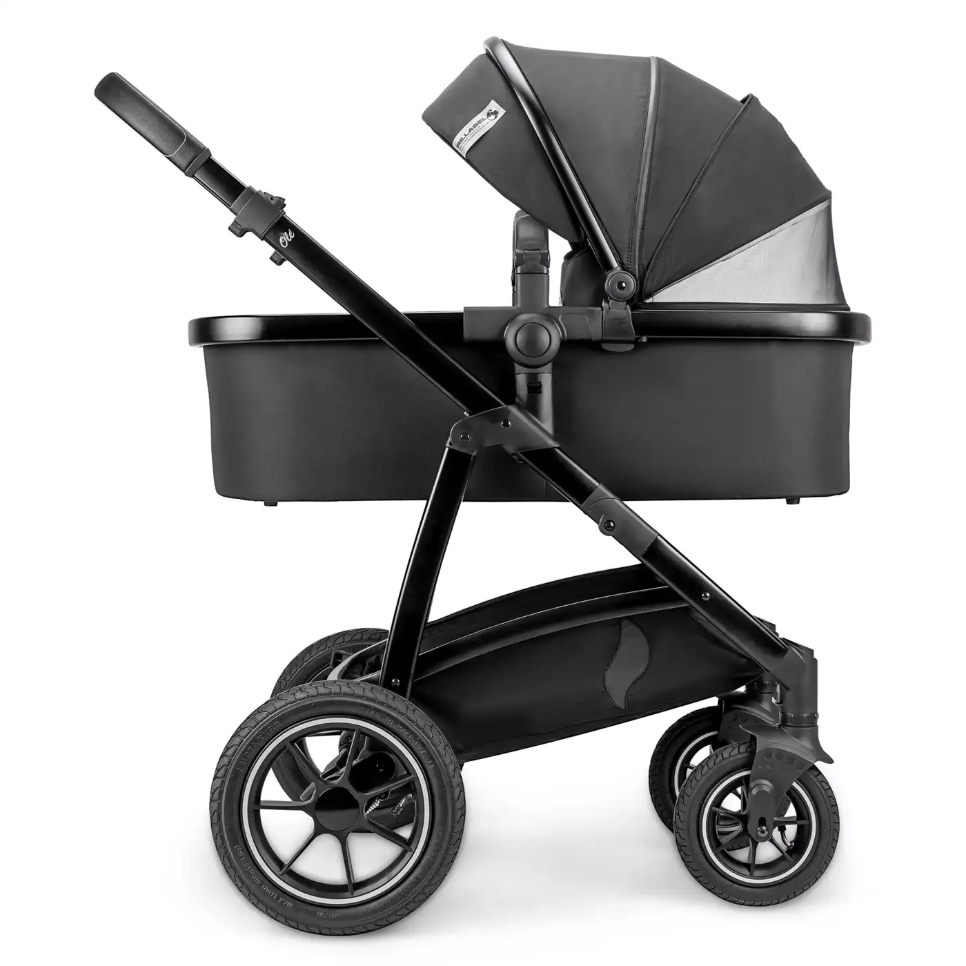 Kinderwagen schwarz, osann, Schwarz – Produktansicht