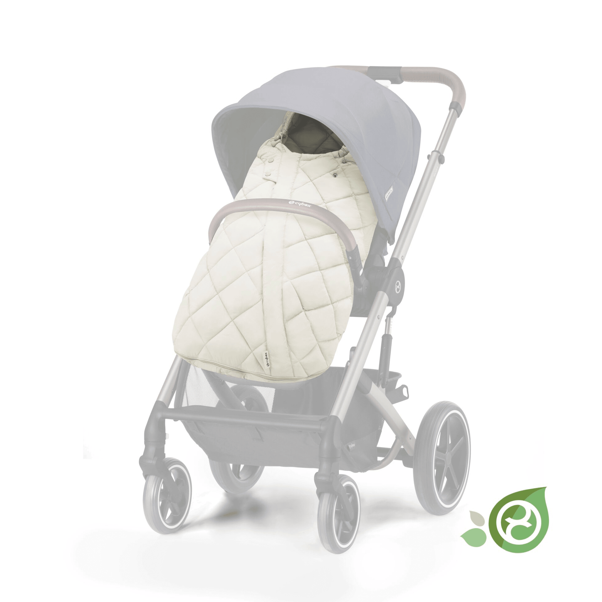 Fußsäcke & Decken, cybex, Beige – Besonderheit: ein Fußsack für vier Jahreszeiten