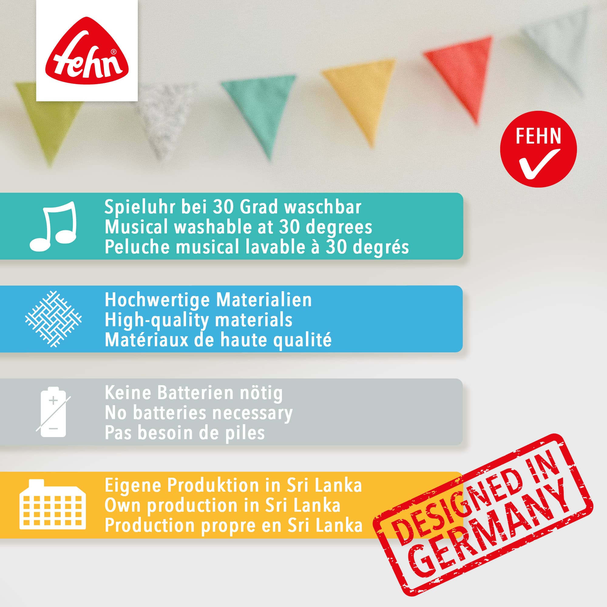 Spieluhren, fehn, Mehrfarbig – Produktansicht