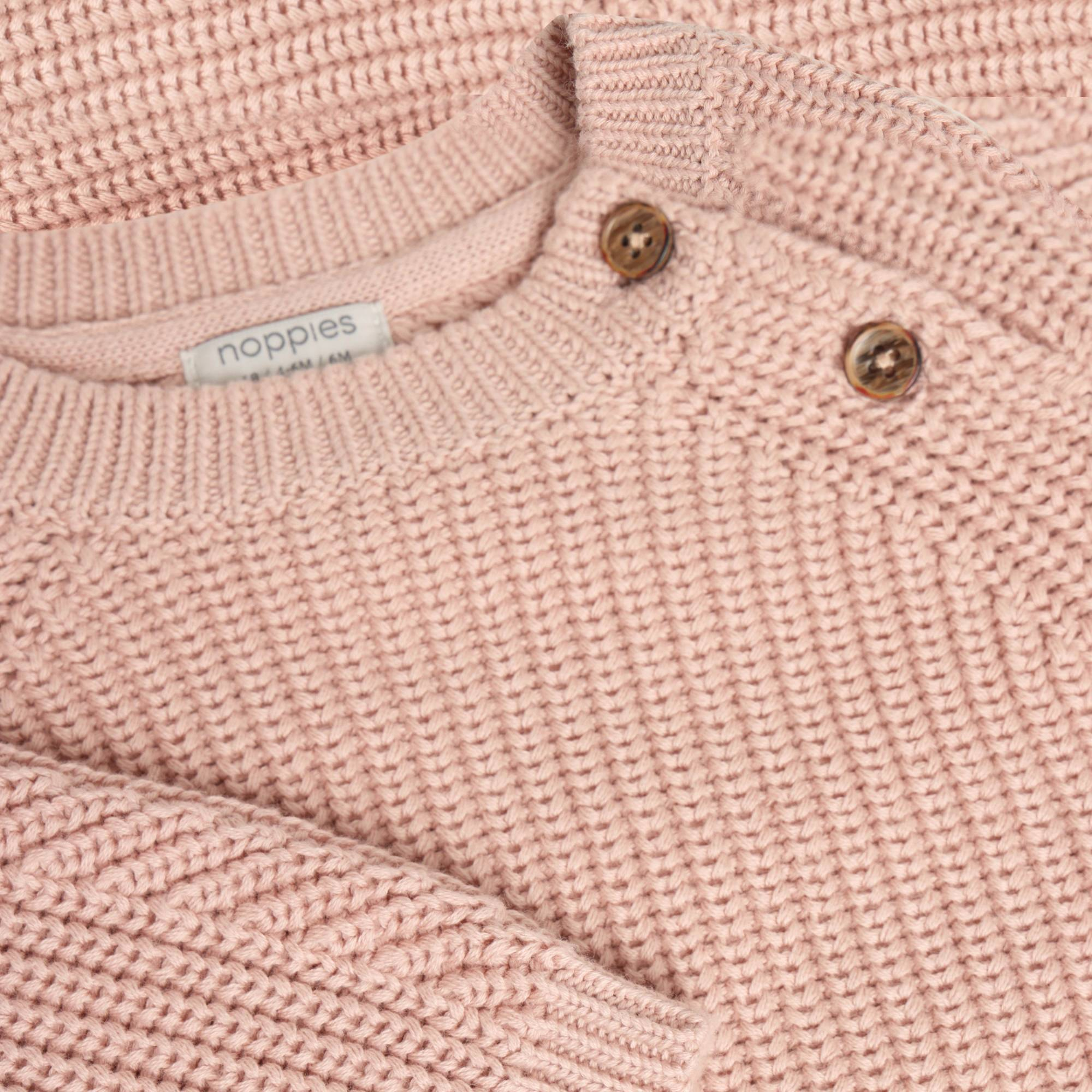 Strickpullover, noppies, Pink – Produktansicht
