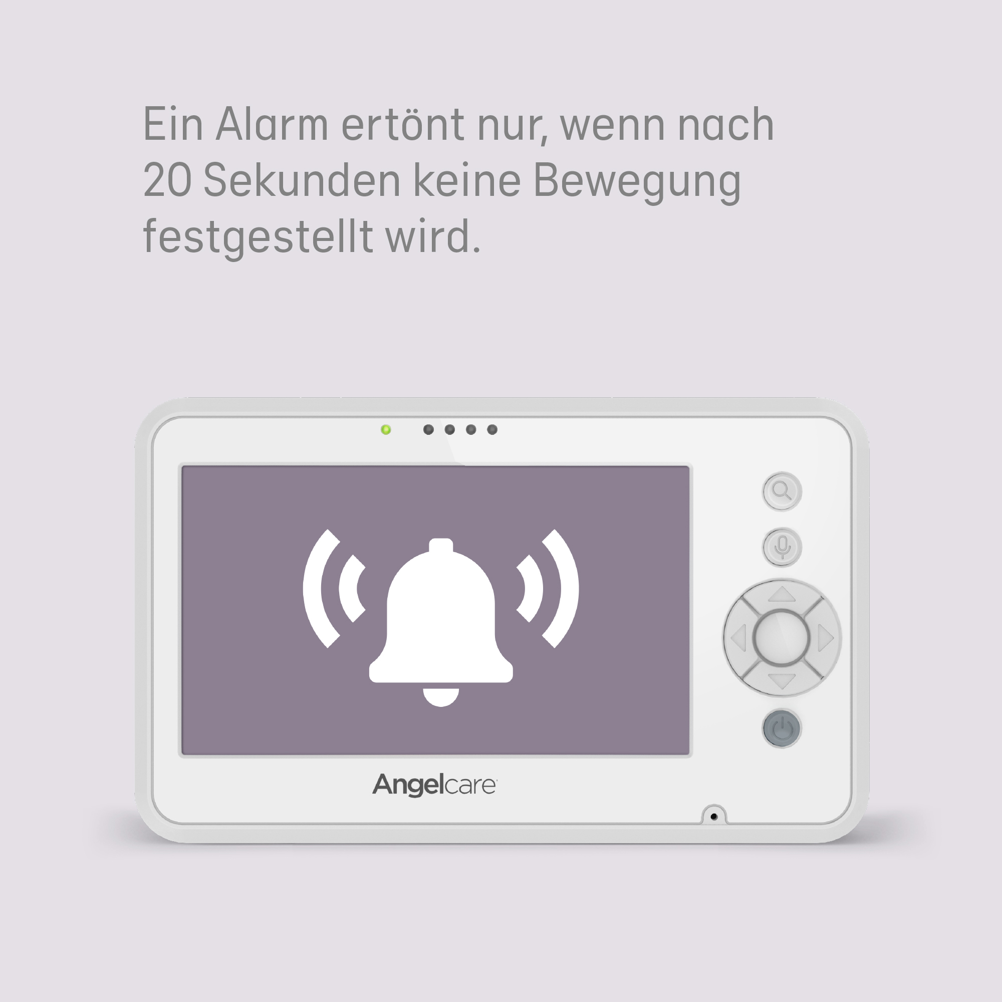 Video Babyphone, Angelcare, Weiß – Produktansicht
