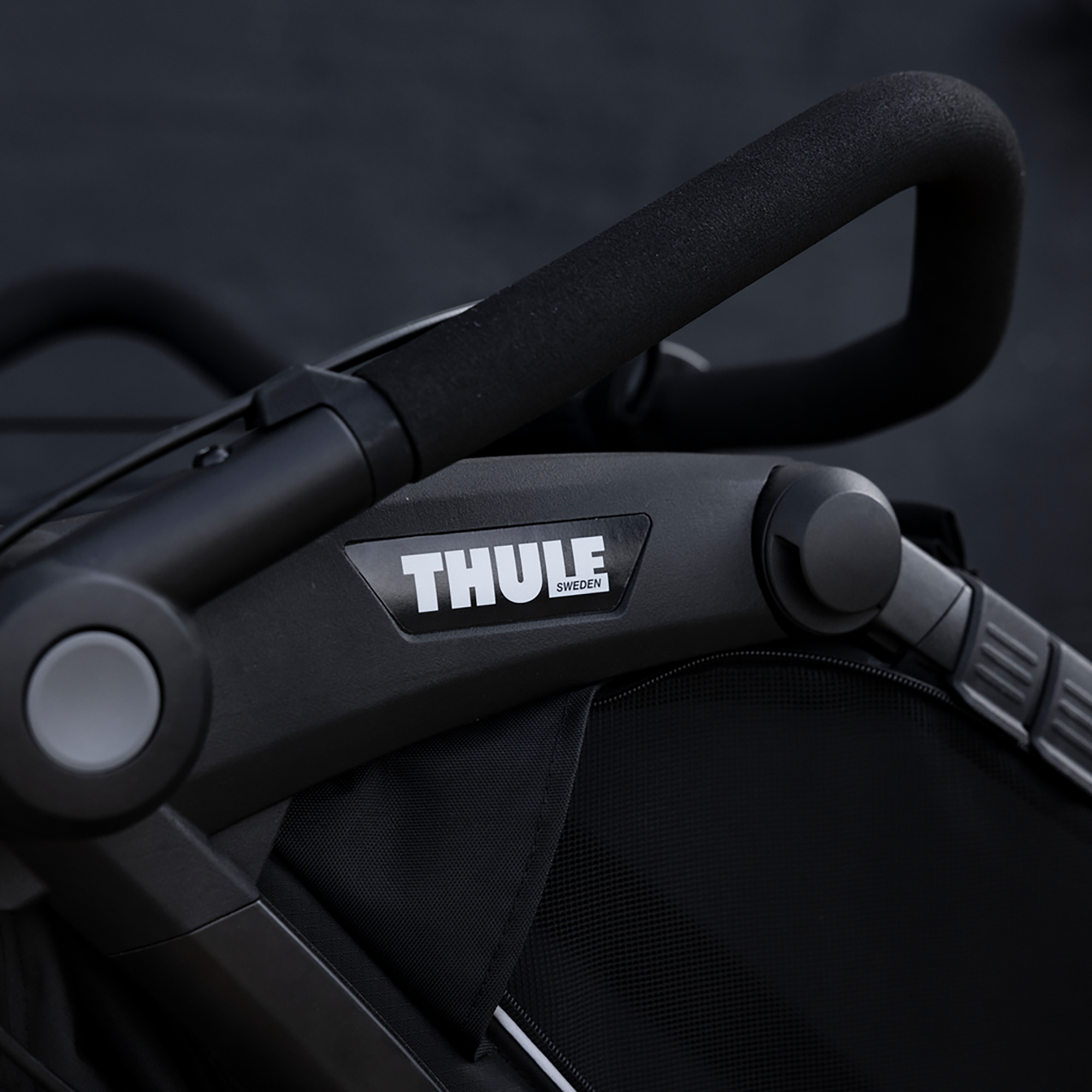 Fahrradanhänger, THULE, Schwarz – Produktansicht