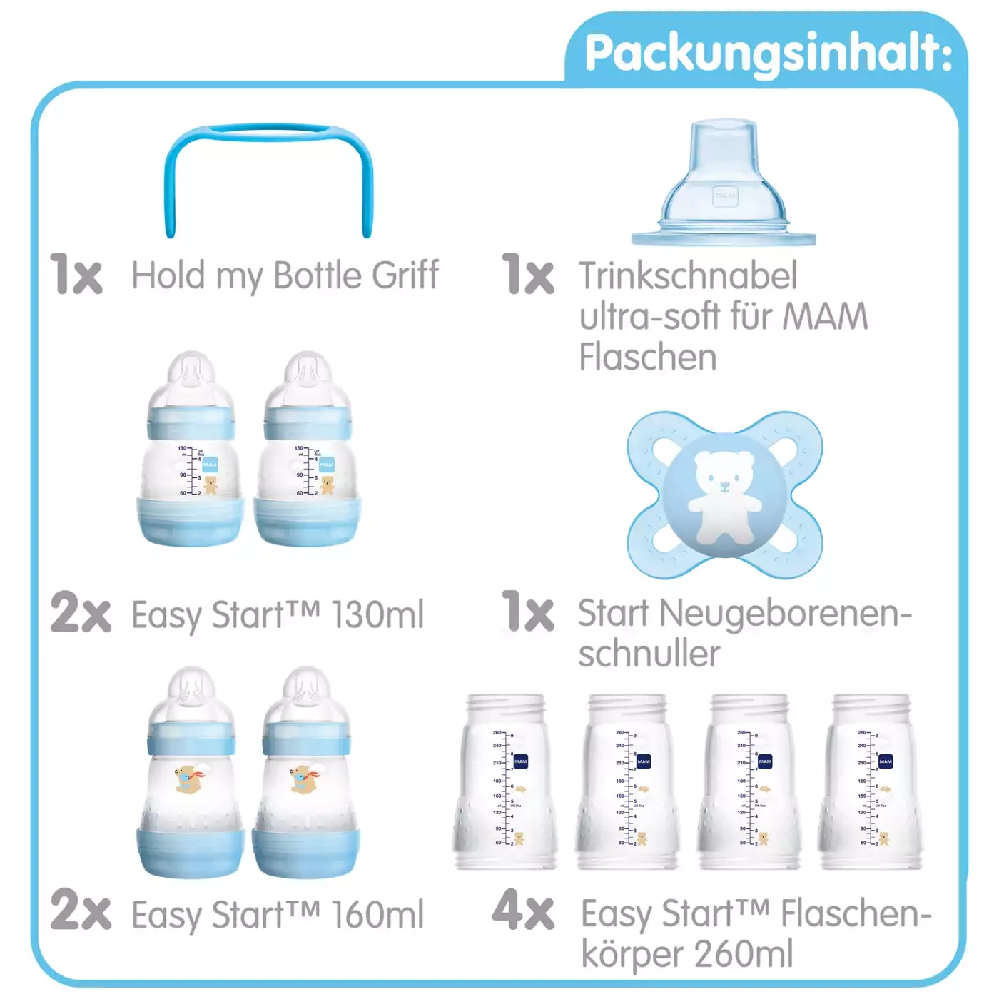 Flaschenzubehör, MAM – Produktansicht
