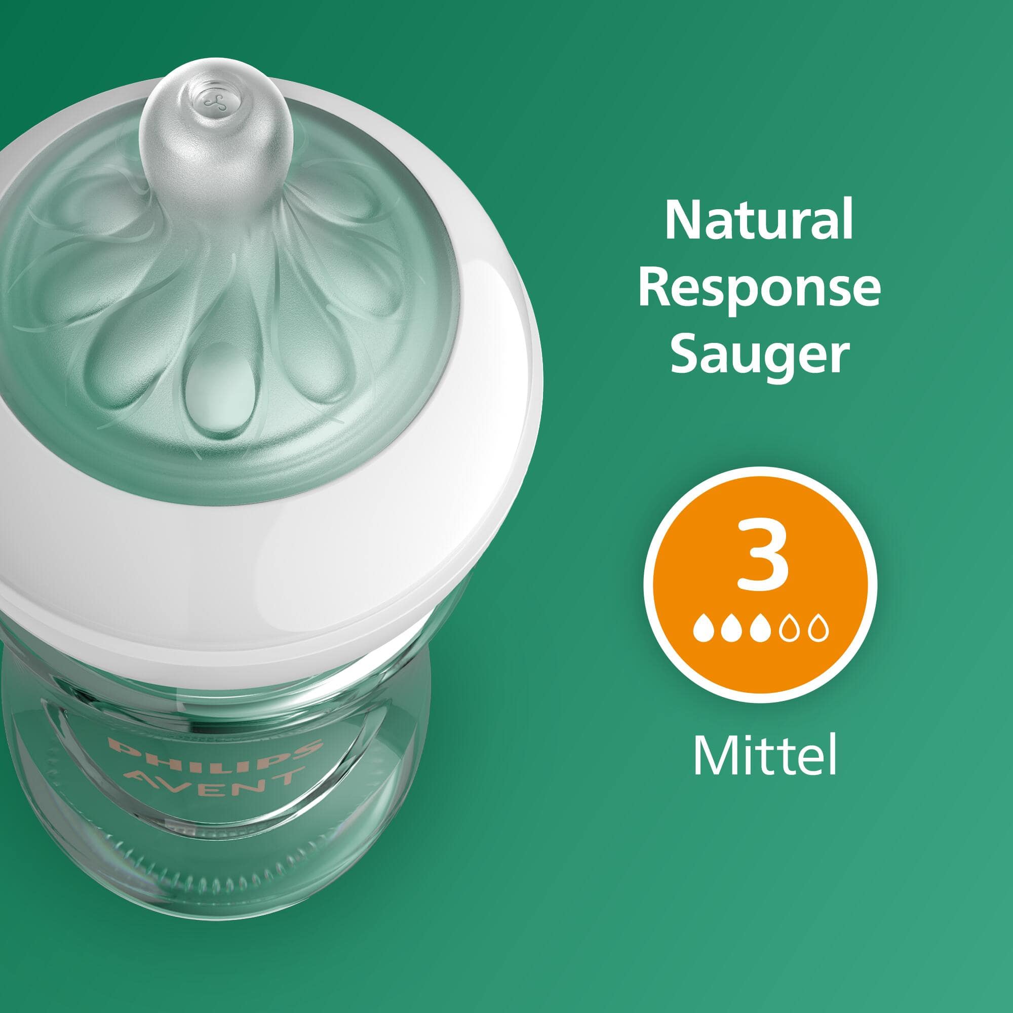 Babyfläschchen, PHILIPS AVENT, Transparent – Produktansicht