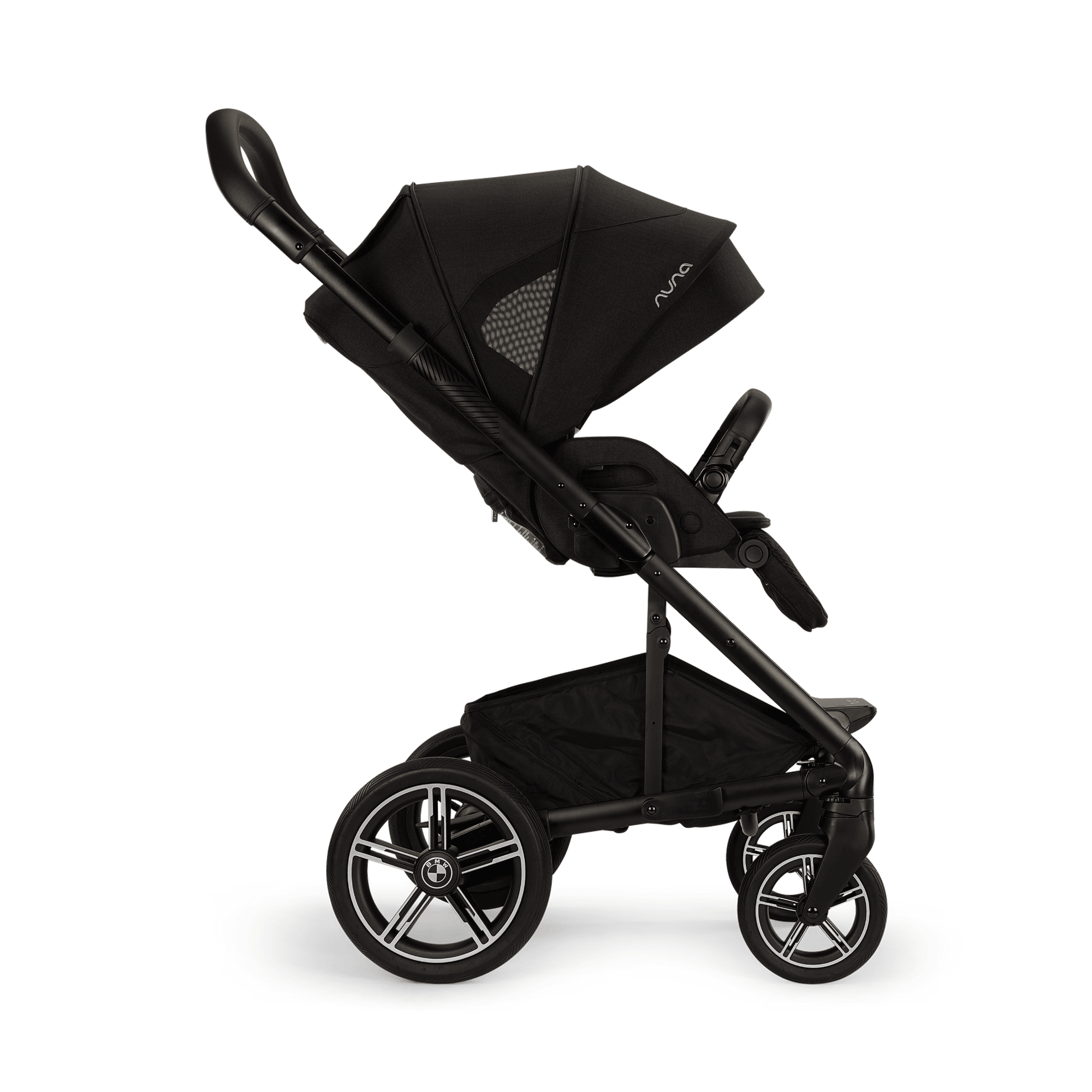 Kombi-Kinderwagen, nuna, Schwarz – Produktansicht