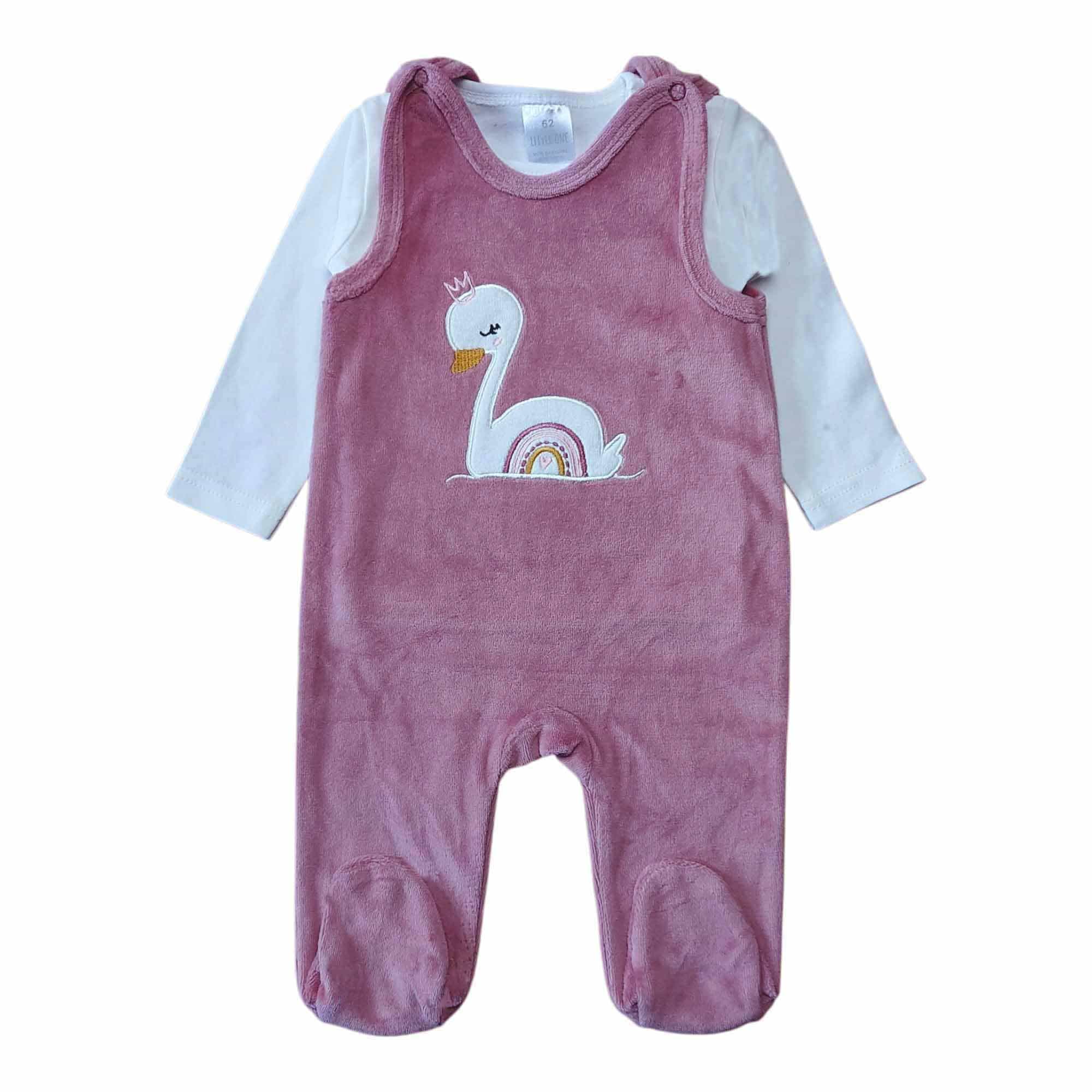 LITTLE ONE, LITTLE ONE, Pink – Besonderheit: Set bestehend aus Strampler und Langarmshirt