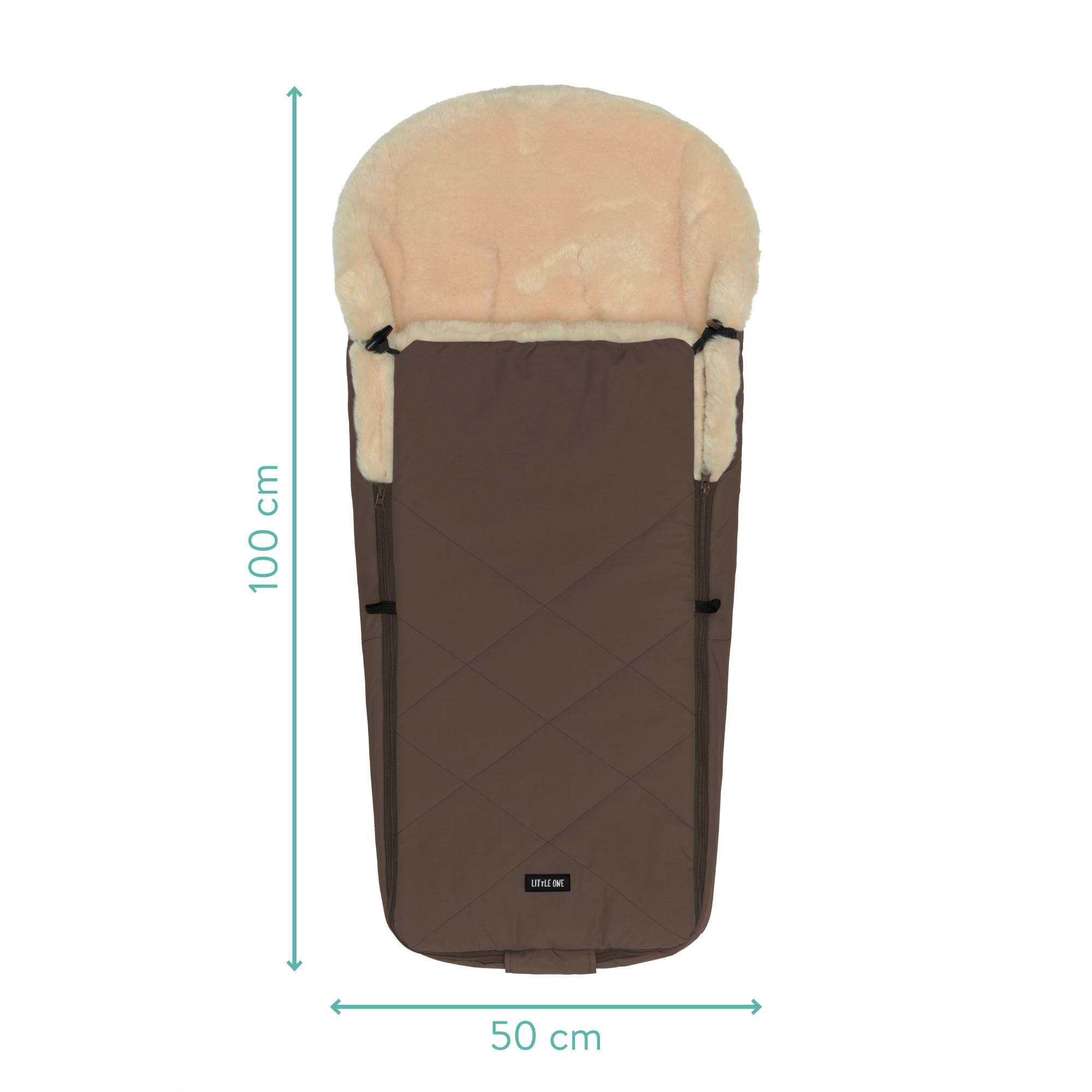 Fußsäcke & Decken, LITTLE ONE, Braun – Produktansicht