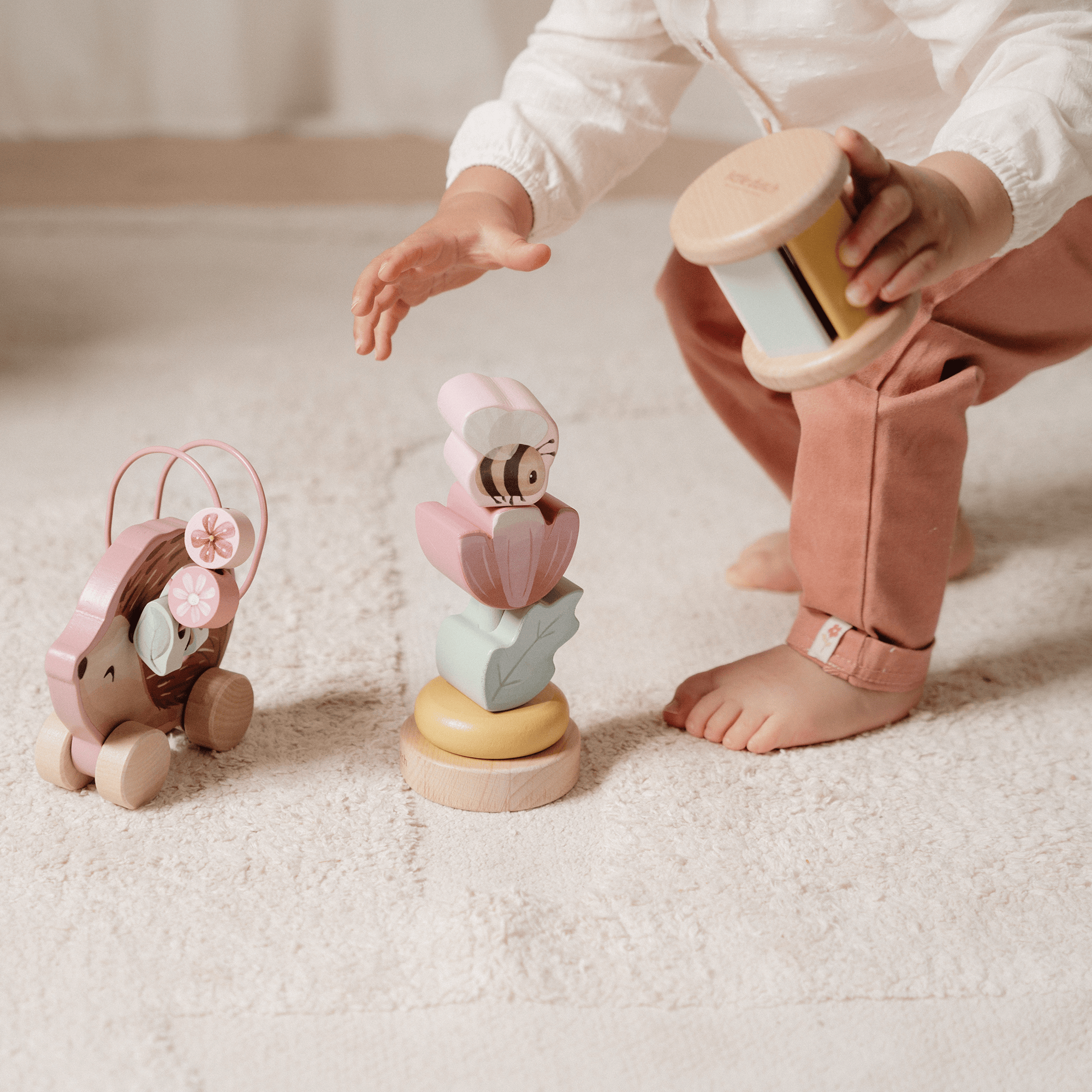 Geschenke für 1-jährige, LITTLE DUTCH, Mehrfarbig – Besonderheit: mit 3 aufregenden Holzspielzeugen