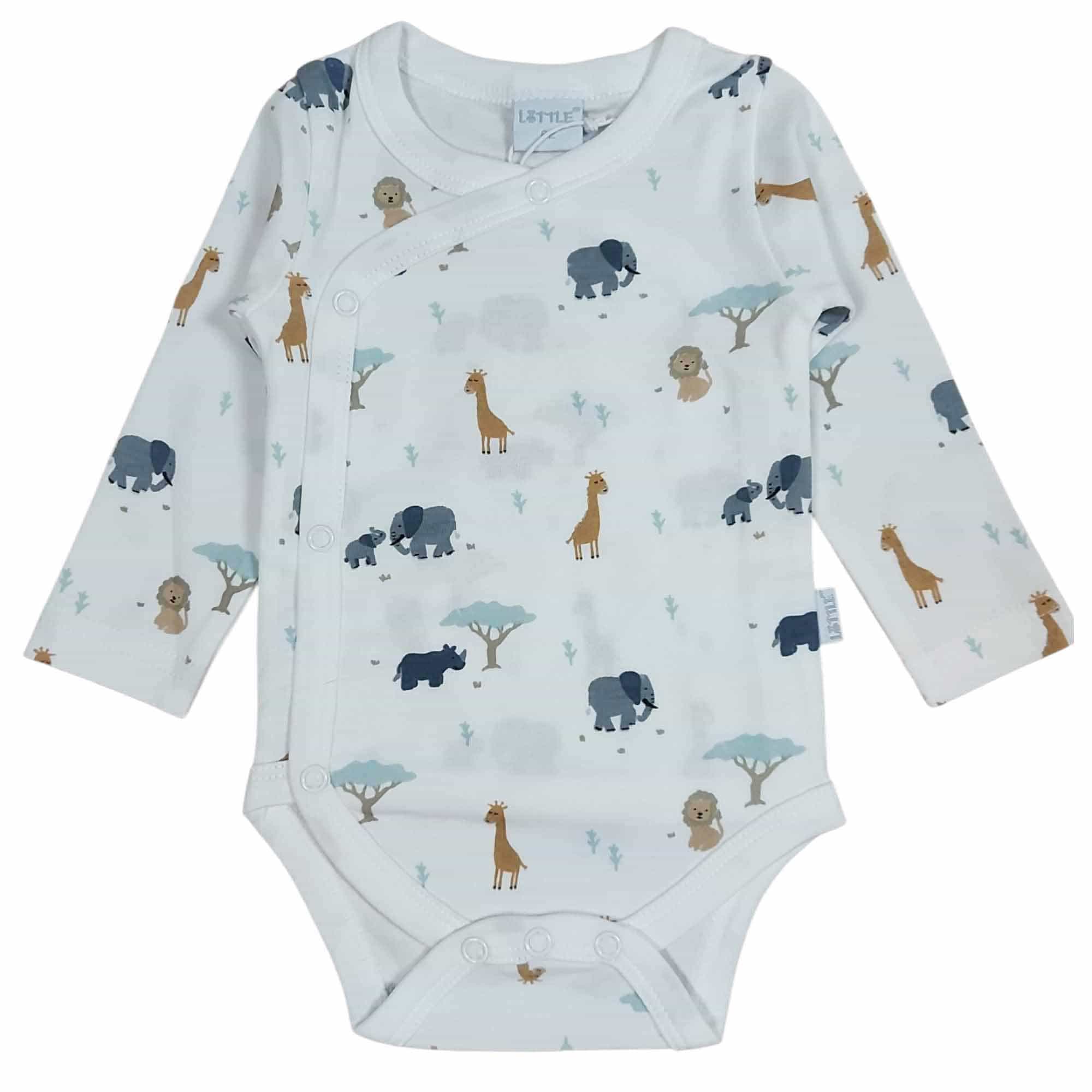 Wickelbodys, LITTLE, Weiß – Besonderheit: aus 100% Baumwolle