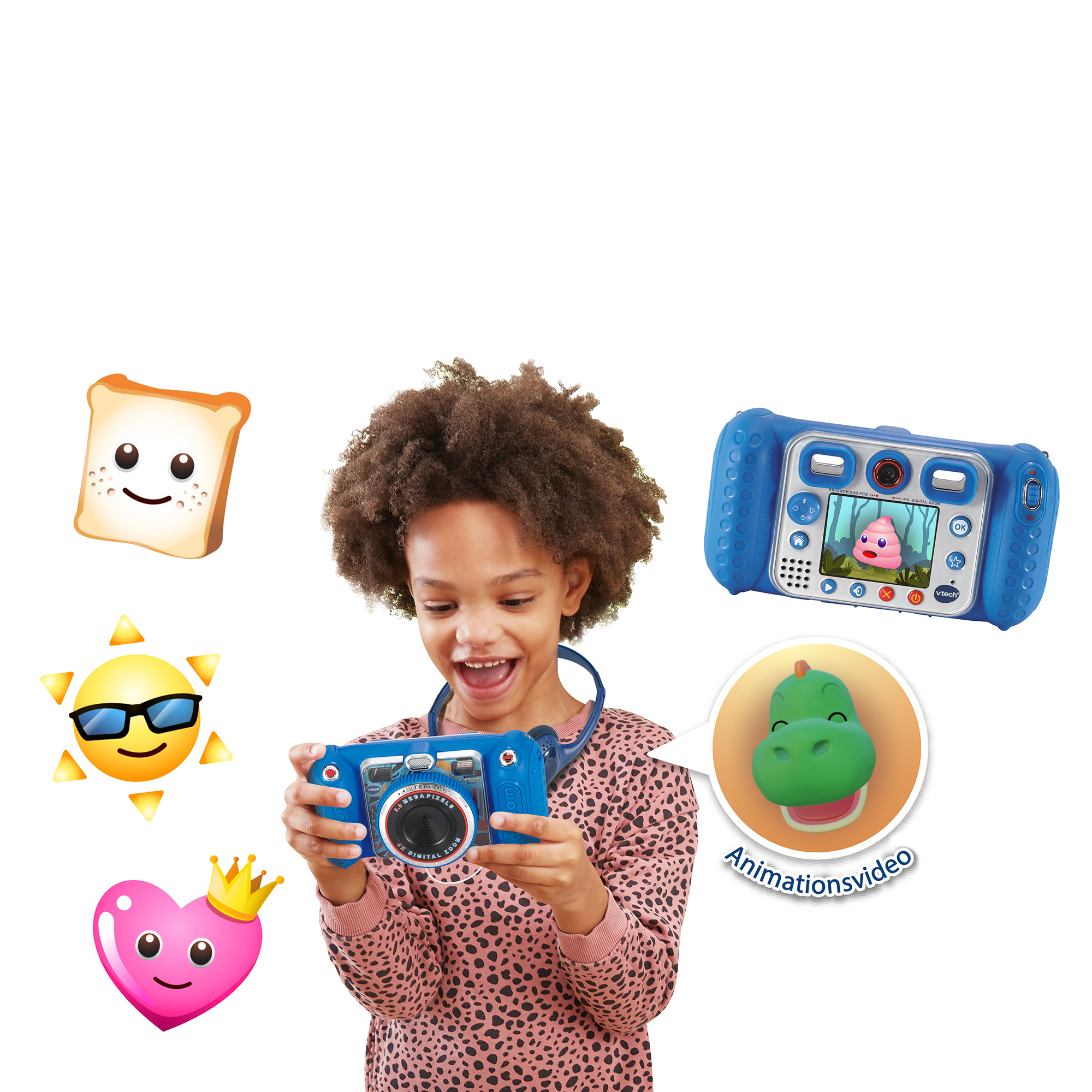 Vtech, vtech, Blau – Besonderheit: kindgerechte Kamera