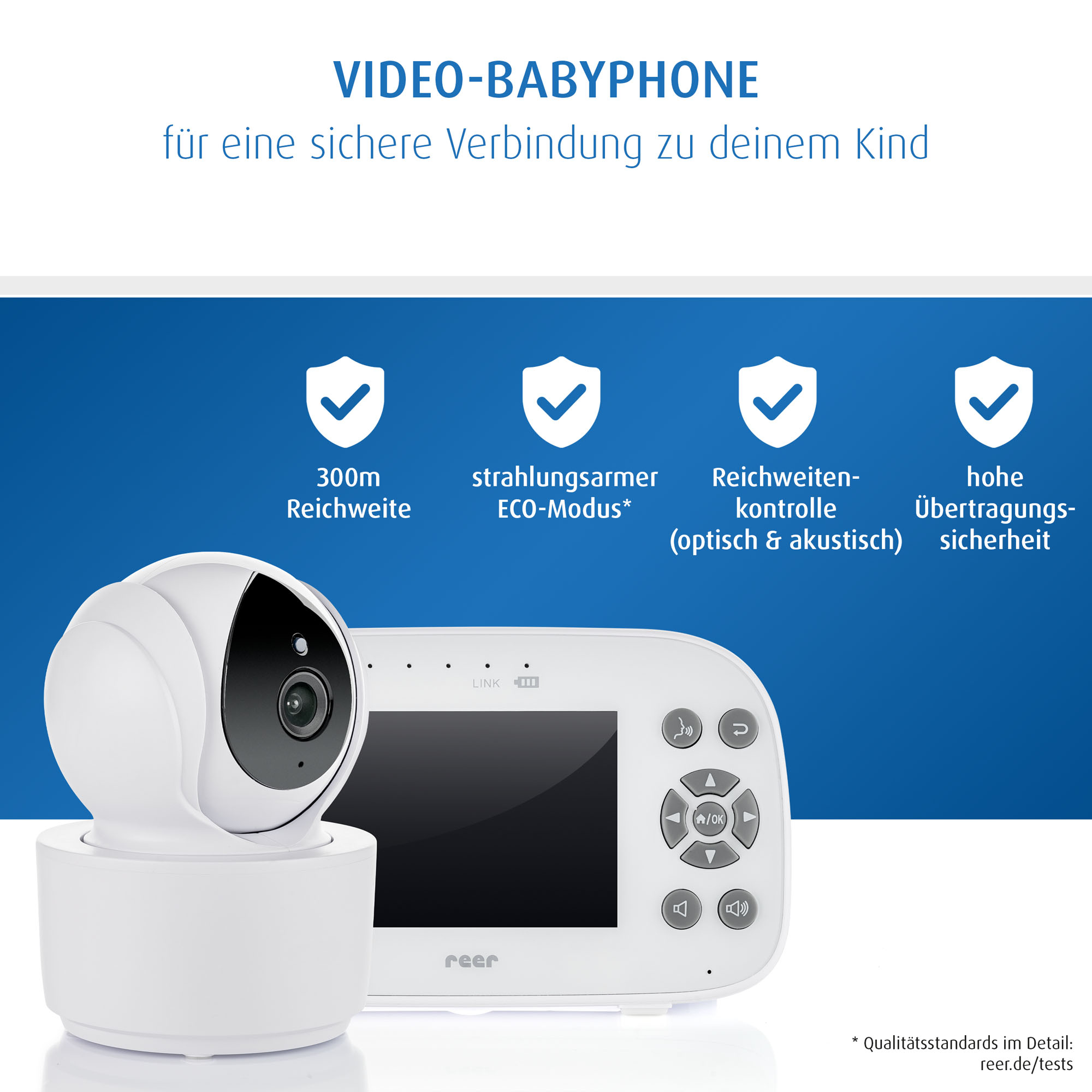 Video Babyphone, reer, Weiß – Produktansicht