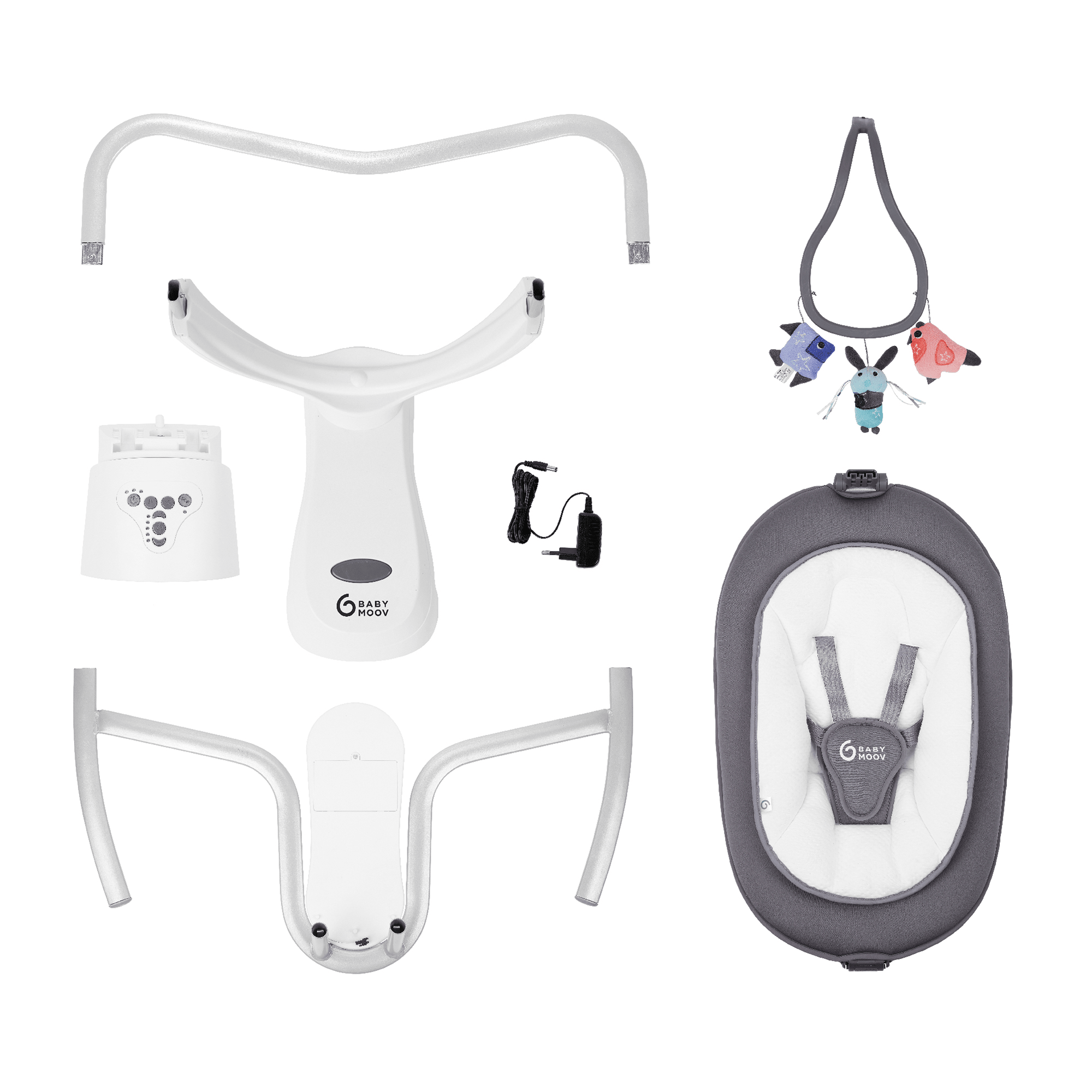Wippen, babymoov, Grau – Produktansicht
