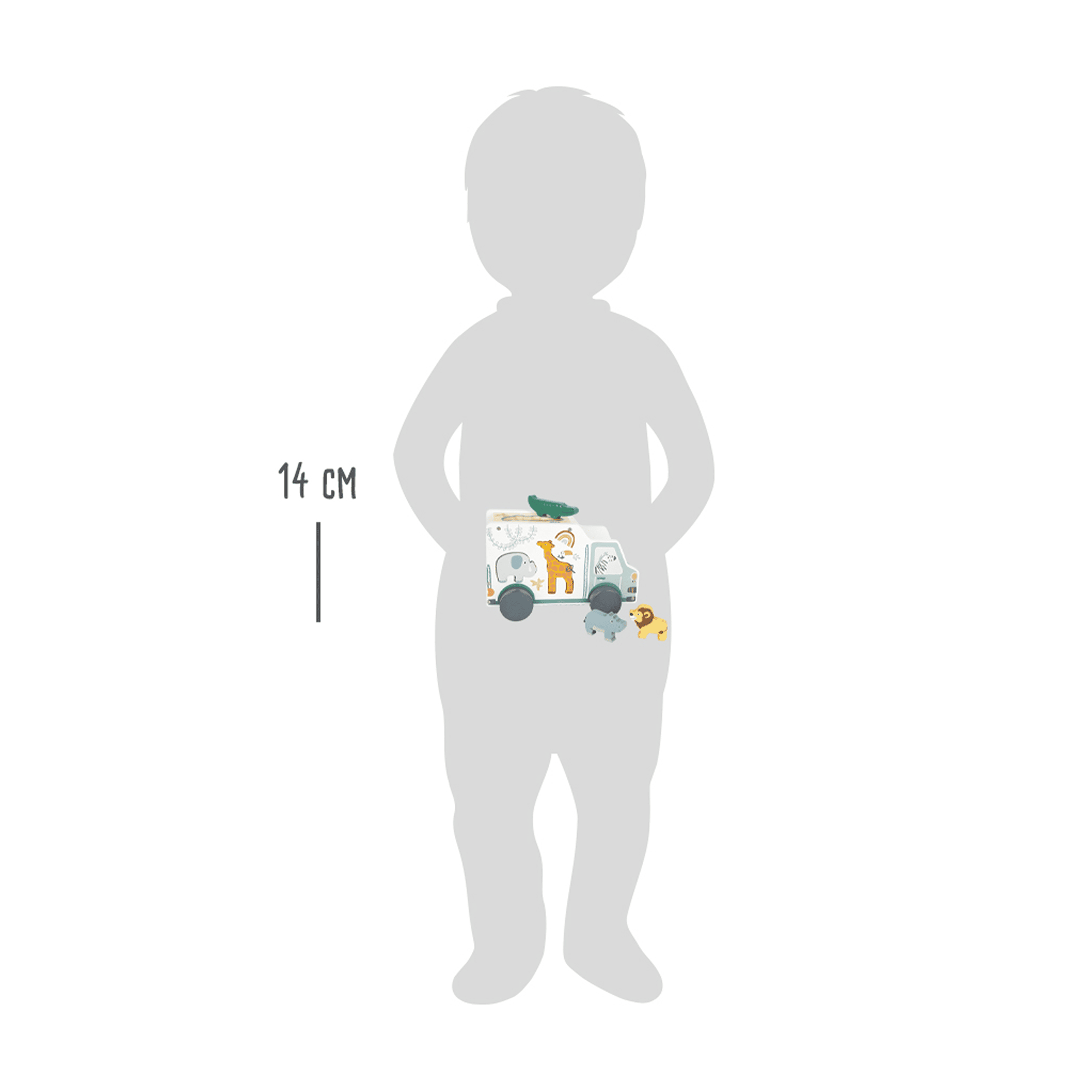 Steckspielzeug, small foot, Mehrfarbig – Produktansicht