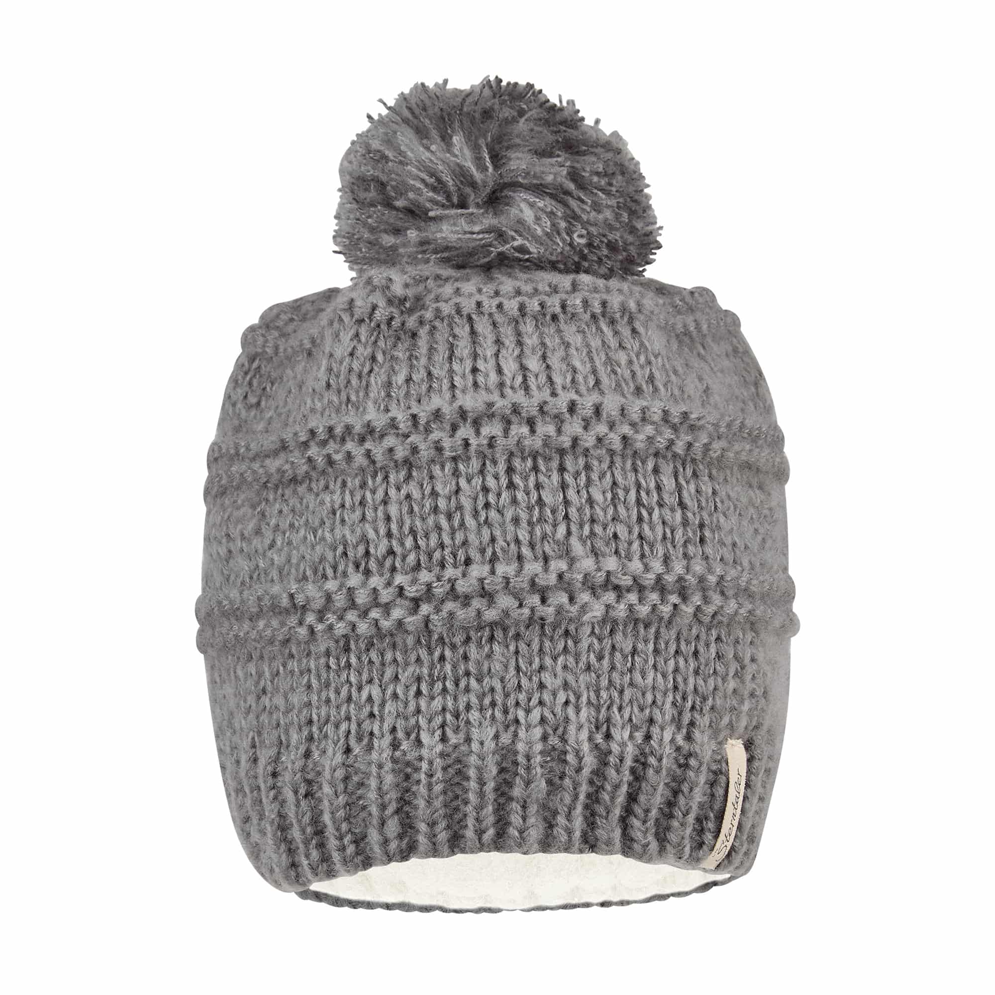 Wintermützen, Sterntaler, Grau – Produktansicht